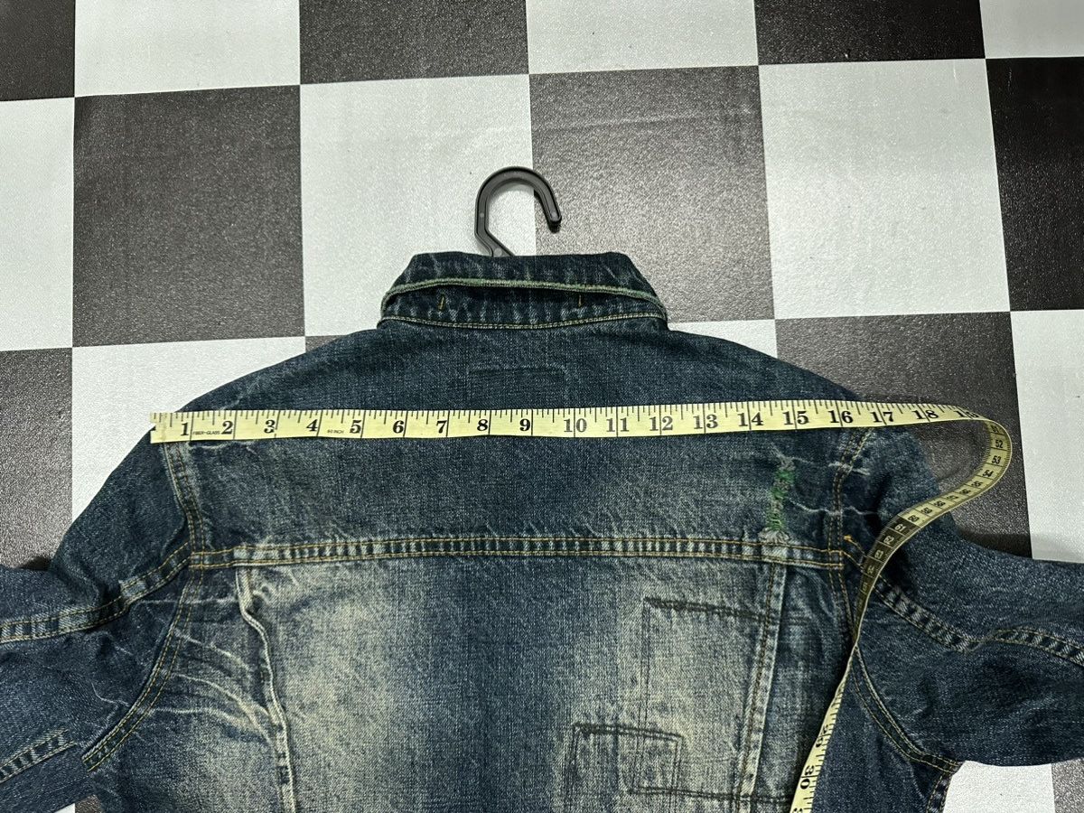 Japanese Brand VTG PPFM Distress Punk Denim Jacket Size US M / EU 48-50 / 2 - 15 Thumbnail