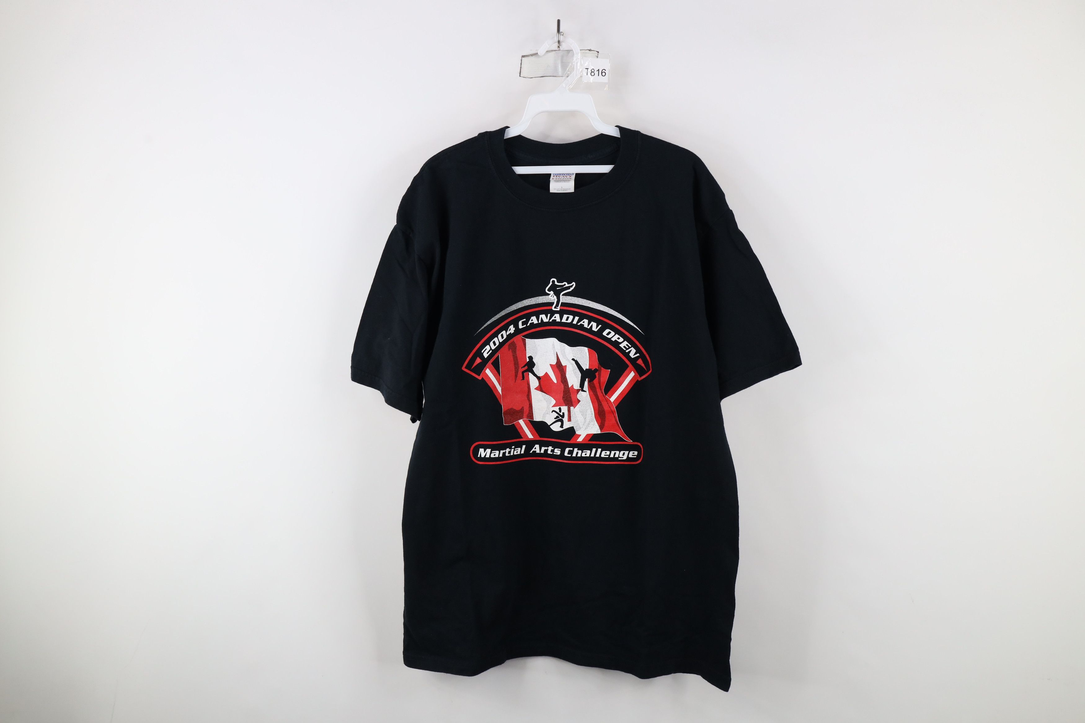 Vintage Vintage Y2K Open Martial Arts Challenge T-Shirt Black Size US L / EU 52-54 / 3 - 1 Thumbnail
