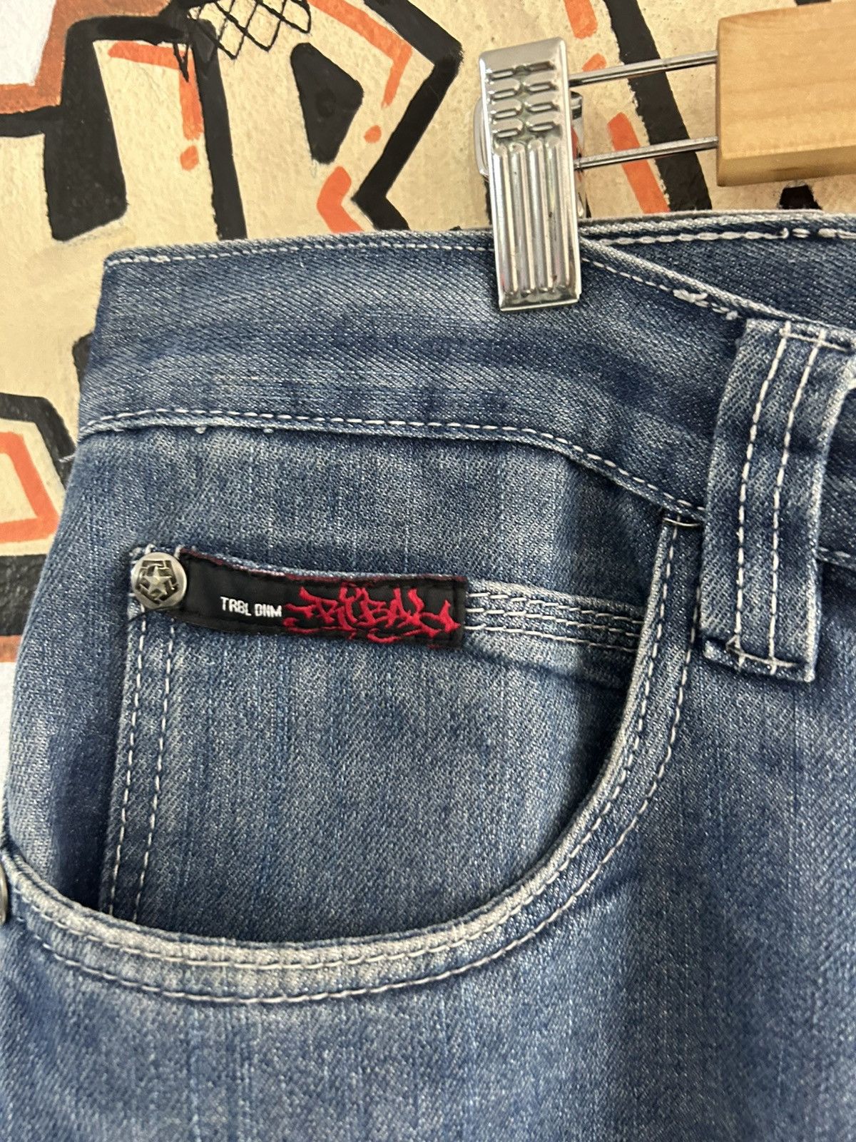 Vintage Vintage Tribal Skate Jeans Size US 42 / EU 58 - 4 Thumbnail