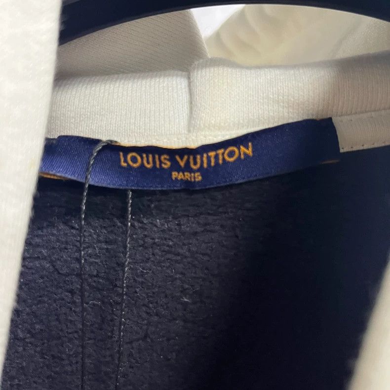 Louis Vuitton Louis Vuitton Black color-block logo hooded slouchy long-sl Size US S / EU 44-46 / 1 - 2 Thumbnail