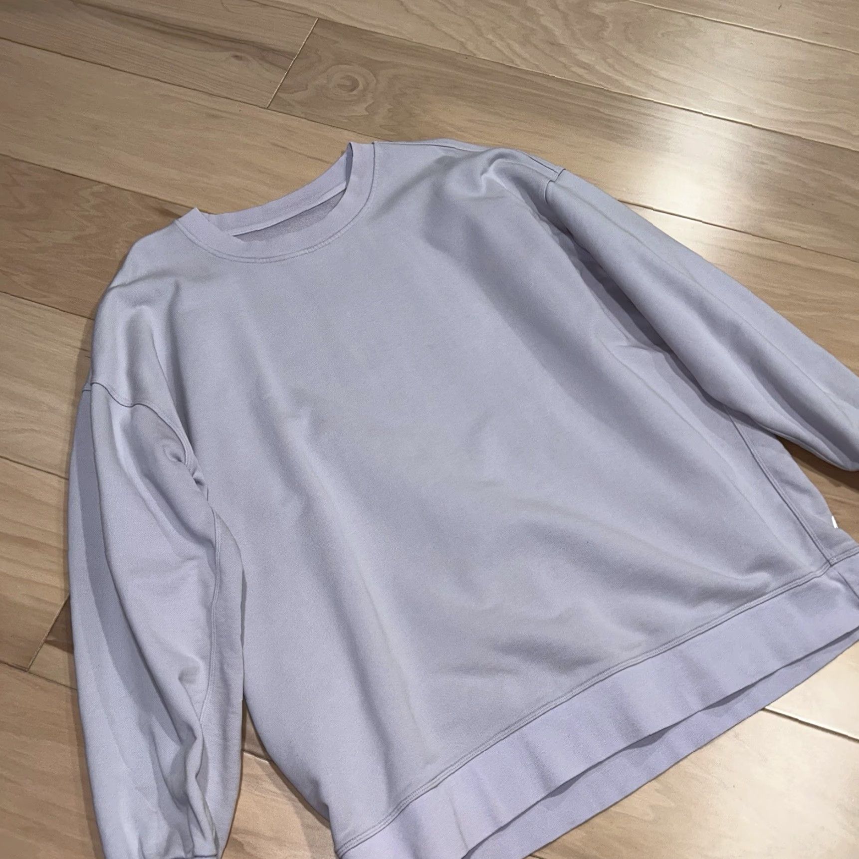 Lululemon Lululemon Perfectly Oversized Crew Long Sleeve Sweatshirt Lavender Women 14 Size XL / US 12-14 / IT 48-50 - 2 Thumbnail