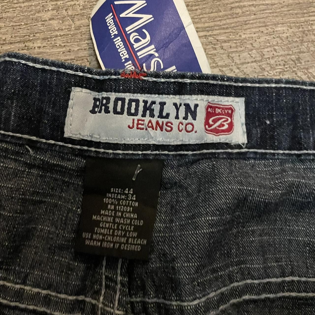 Brooklyn Denim Co. × Vintage Vintage Y2K BNWT Brooklyn Jeans CO Carpenter Baggy Wide Jean Size US 44 / EU 60 - 5 Thumbnail