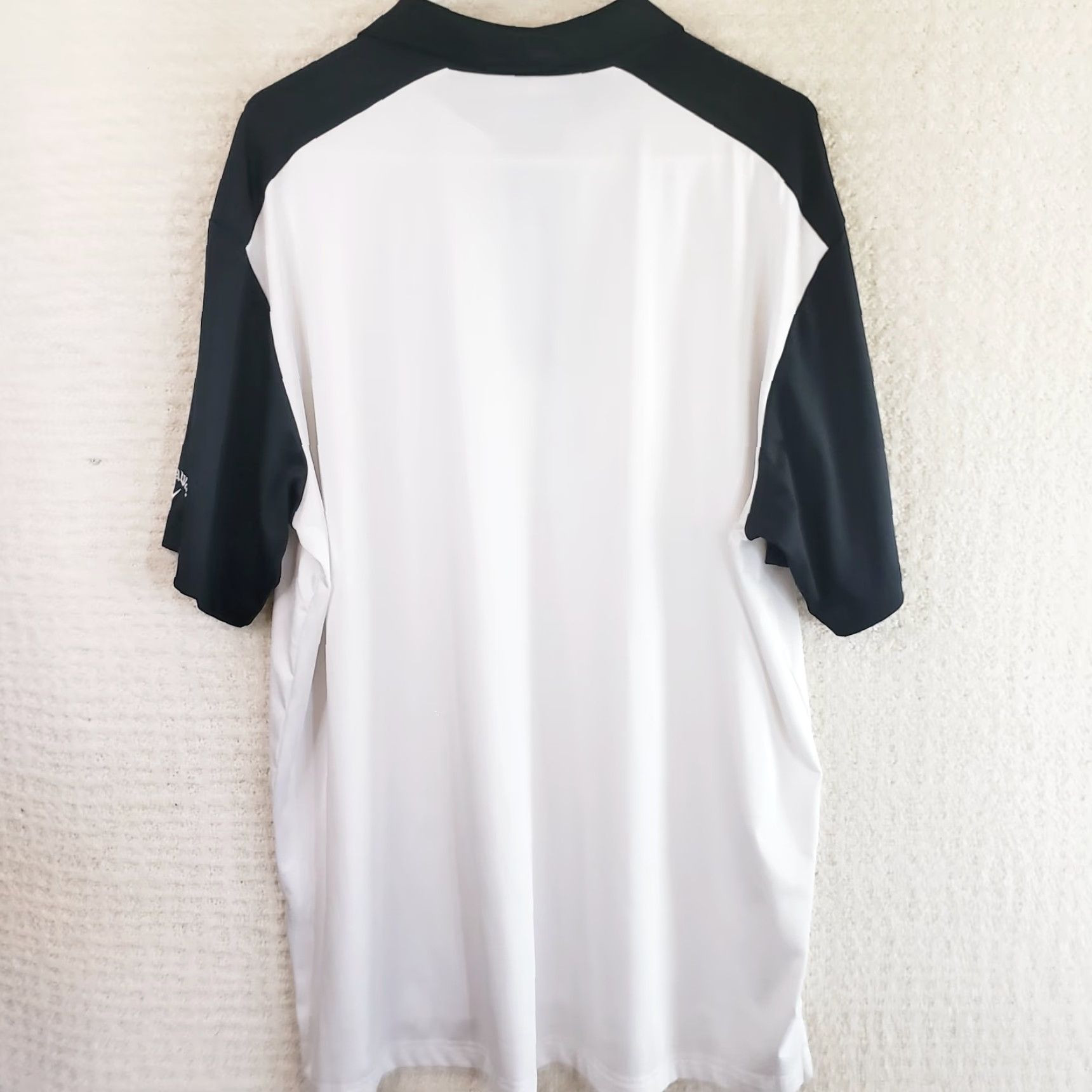 Callaway Callaway Polo Shirt Men's Large Black White Colorblock Opti Dri Golf Performance Shirt Size US L / EU 52-54 / 3 - 6 Thumbnail