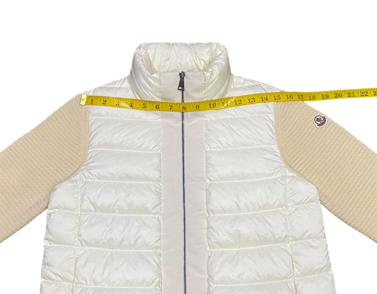 Moncler Moncler Knit Wool Sleeves Puffer Jacket Size S / US 4 / IT 40 - 19 Thumbnail