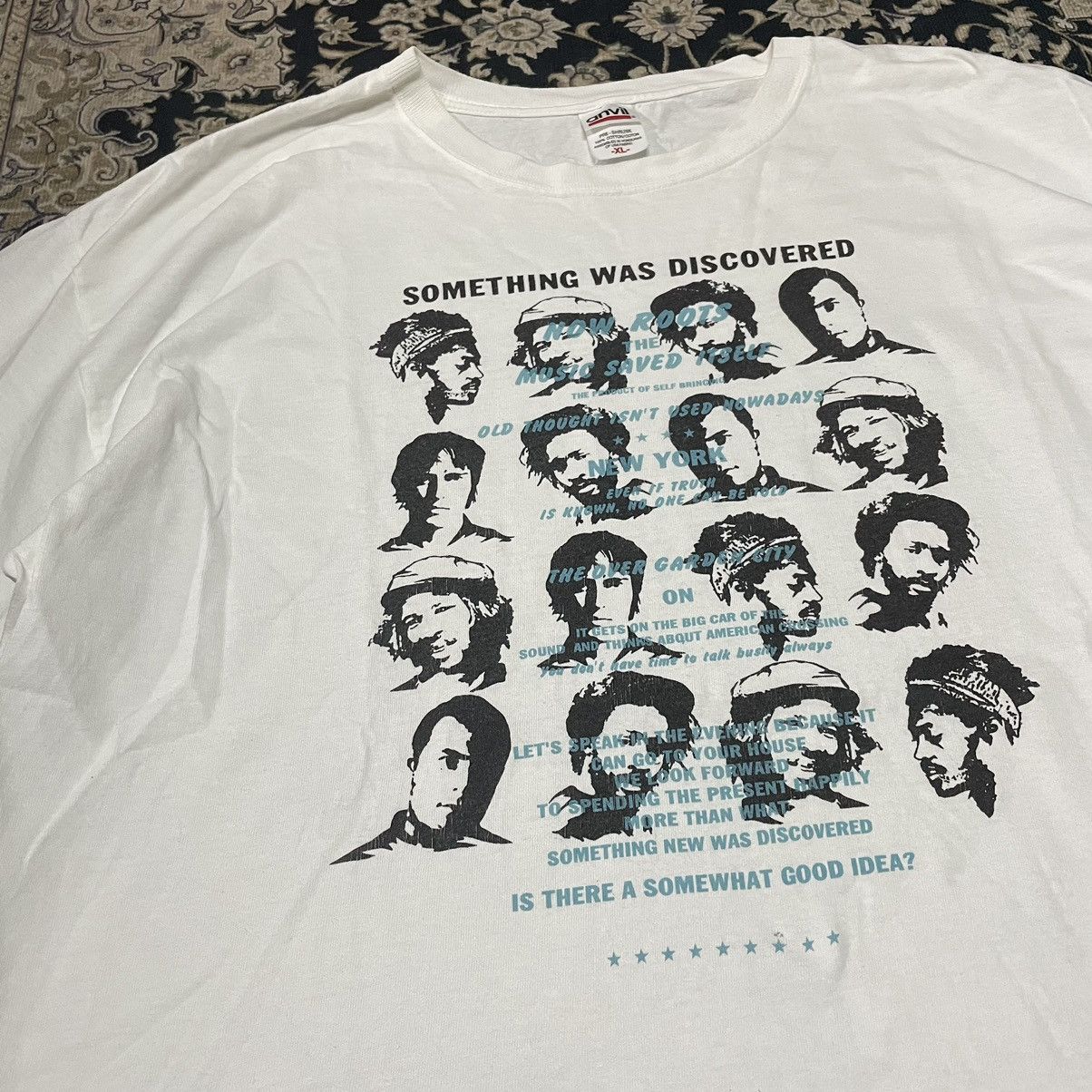 Vintage NEW YORK something was discovered vintage tees Size US XL / EU 56 / 4 - 2 Thumbnail