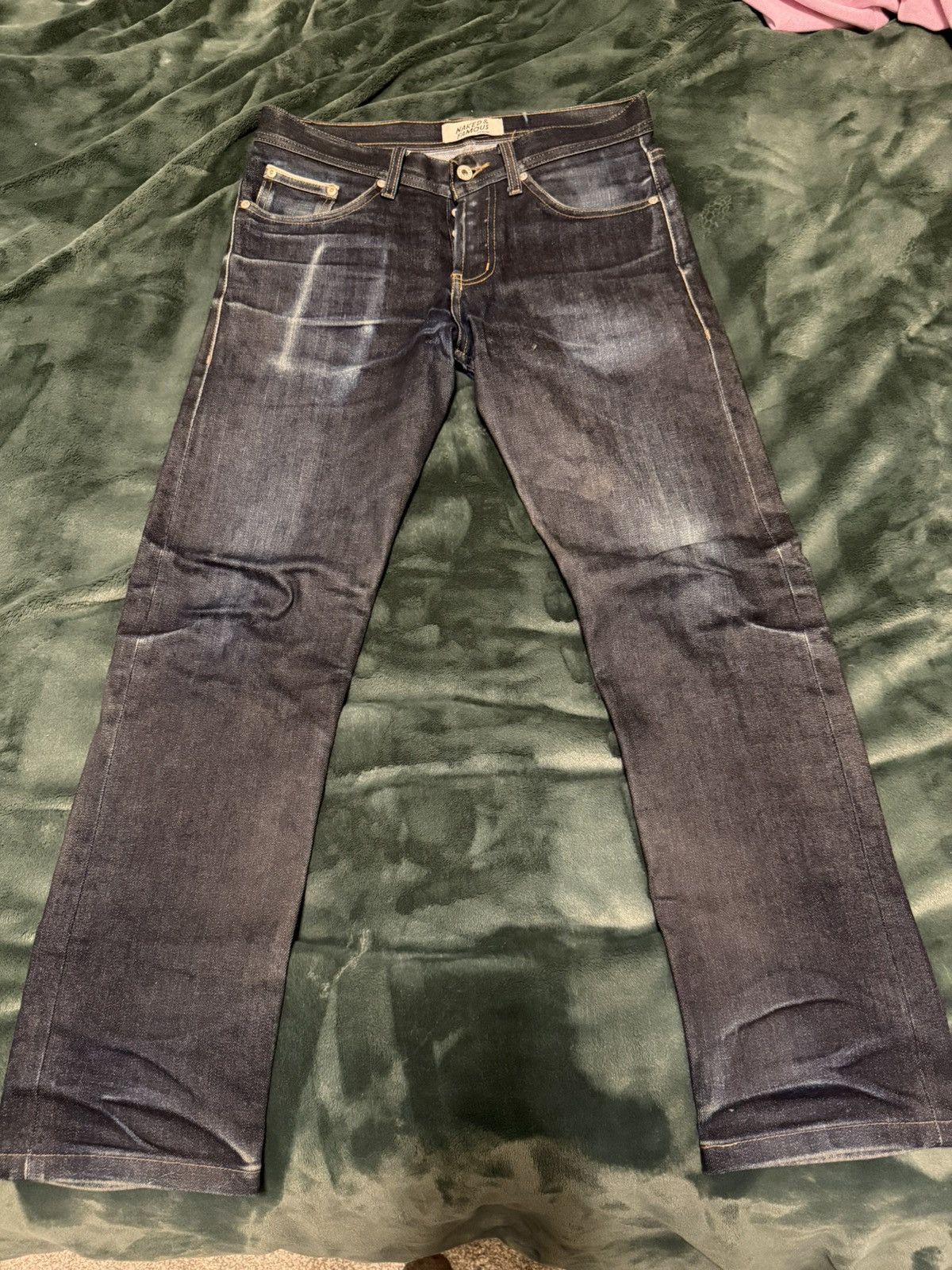Naked & Famous Naked & Famous Weird Guy Nightshade Stretch Selvedge Size US 30 / EU 46 - 1 Thumbnail