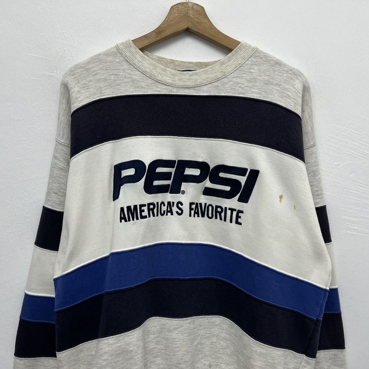 Pepsi Distressed Vintage Pepsi Crewneck Sweatshirt Size US M / EU 48-50 / 2 - 3 Thumbnail