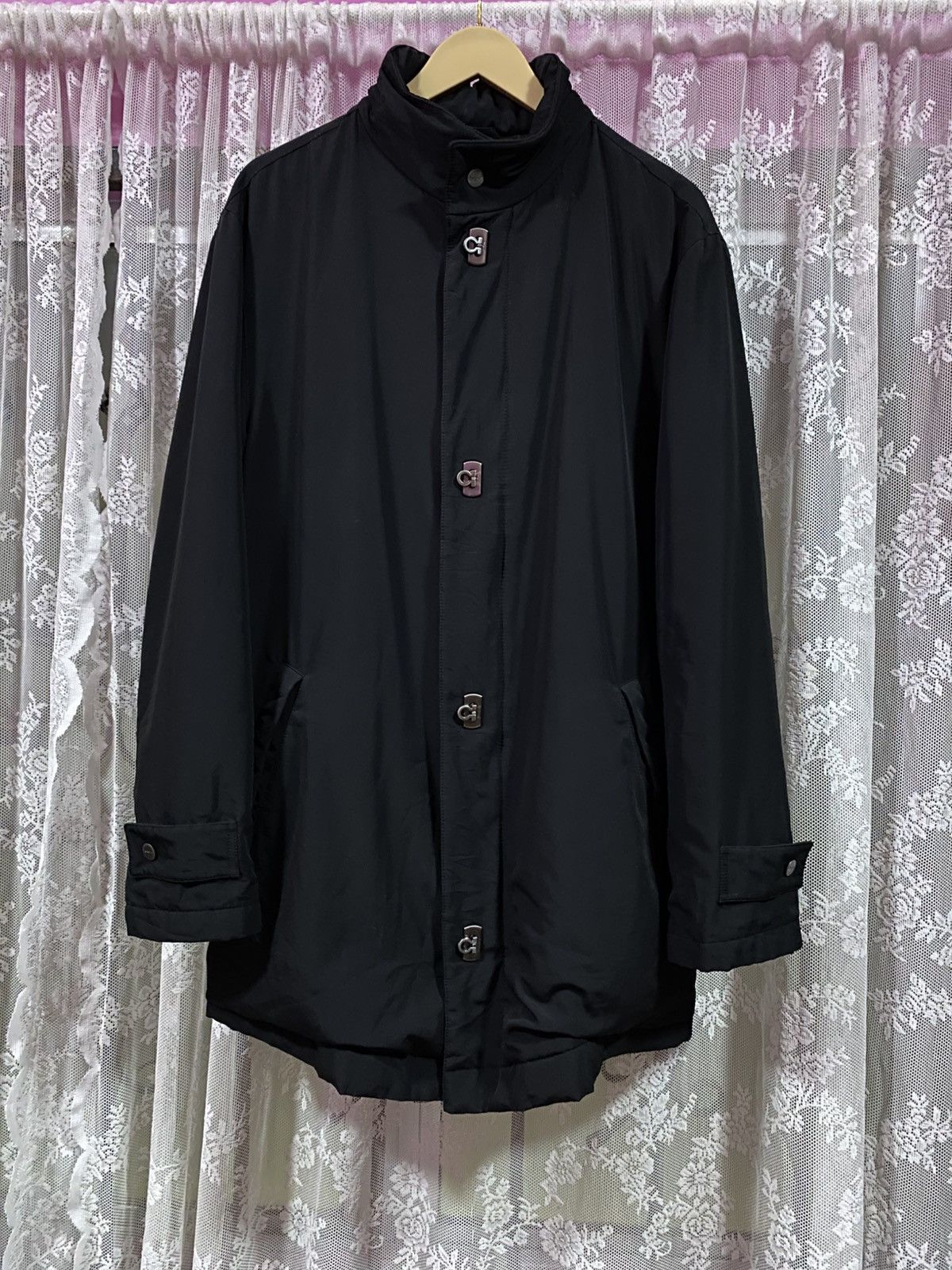 Salvatore Ferragamo × Vintage Vintage Salvatore Ferragamo Jacket Made Italy Size US M / EU 48-50 / 2 - 2 Thumbnail