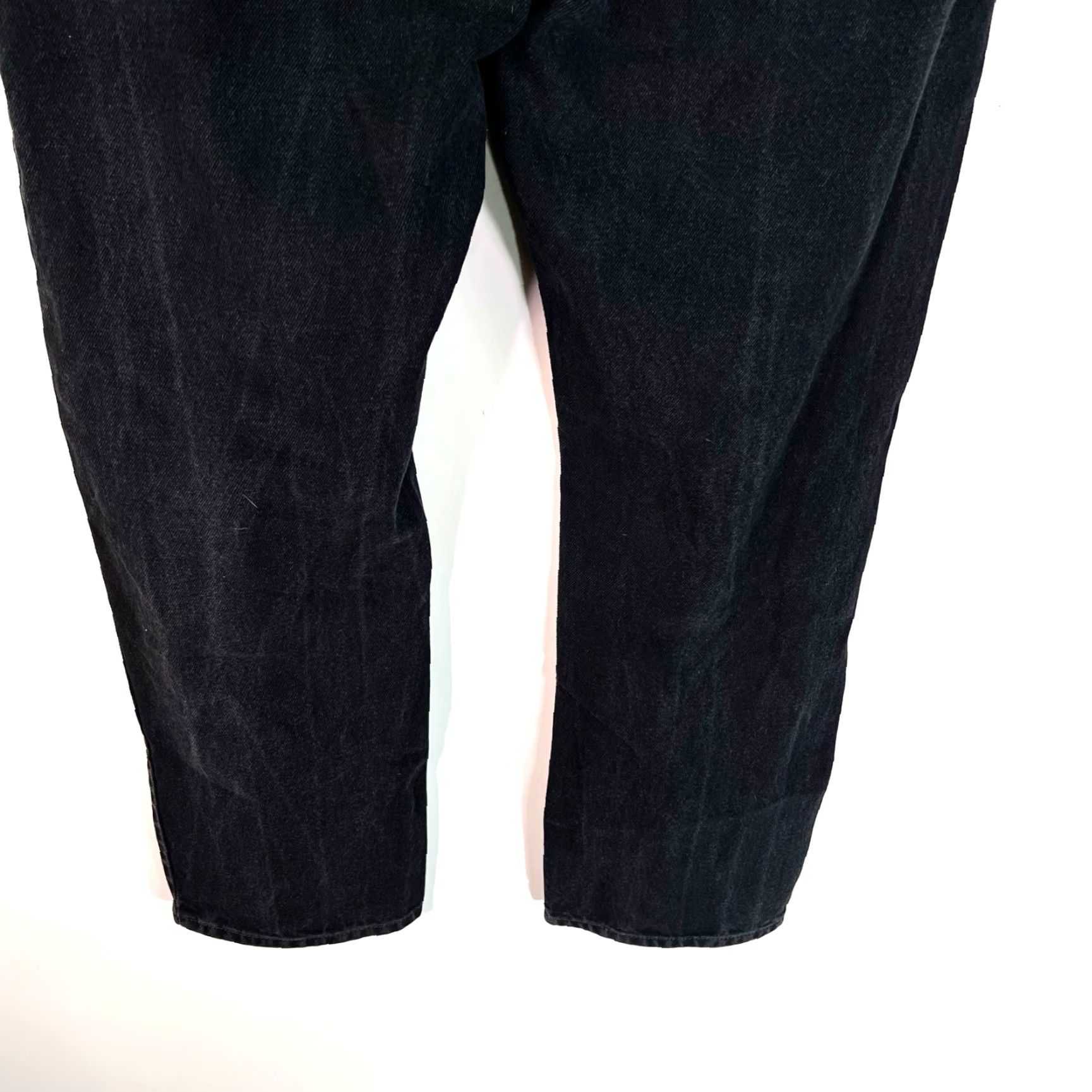 Levi's Levi's 505 Straight Fit Denim Jeans Mens Size 40 Black 40X32 - Levi's - Jeans - Regular - 5-Pocket Design - Dark Wash - USA Theme - 90s - Mens Size US 40 / EU 56 - 7 Thumbnail