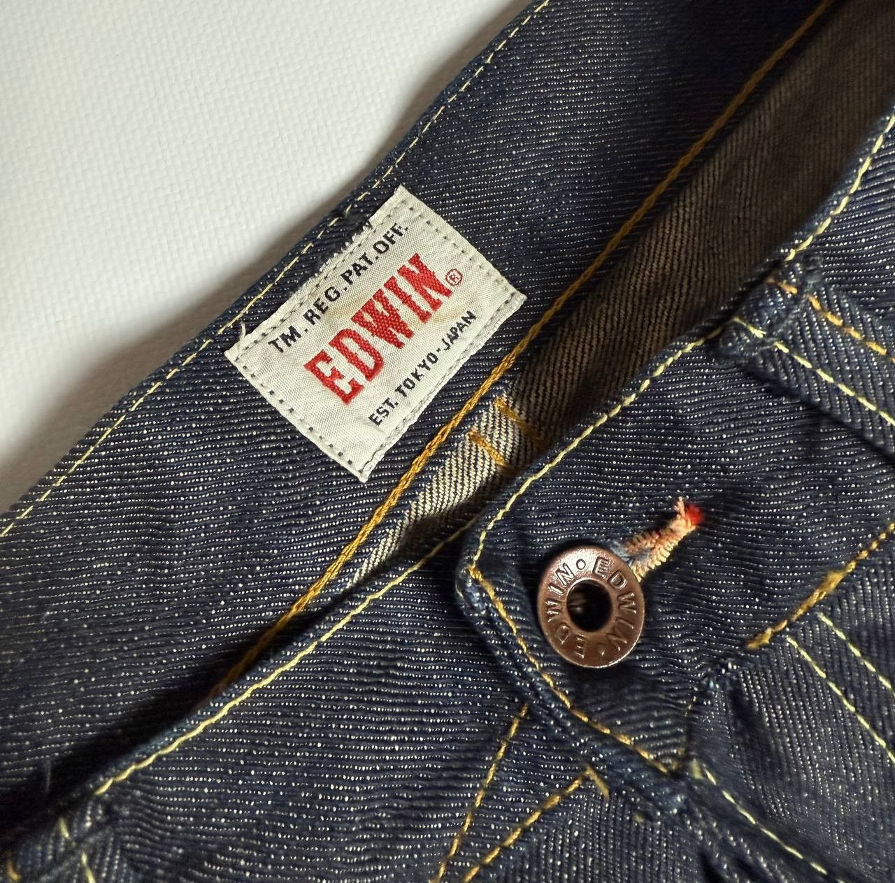 Edwin Edwin Japanese Denim Selvage Jeans ED-71 Slim Blue Mens Size US 32 / EU 48 - 8 Thumbnail