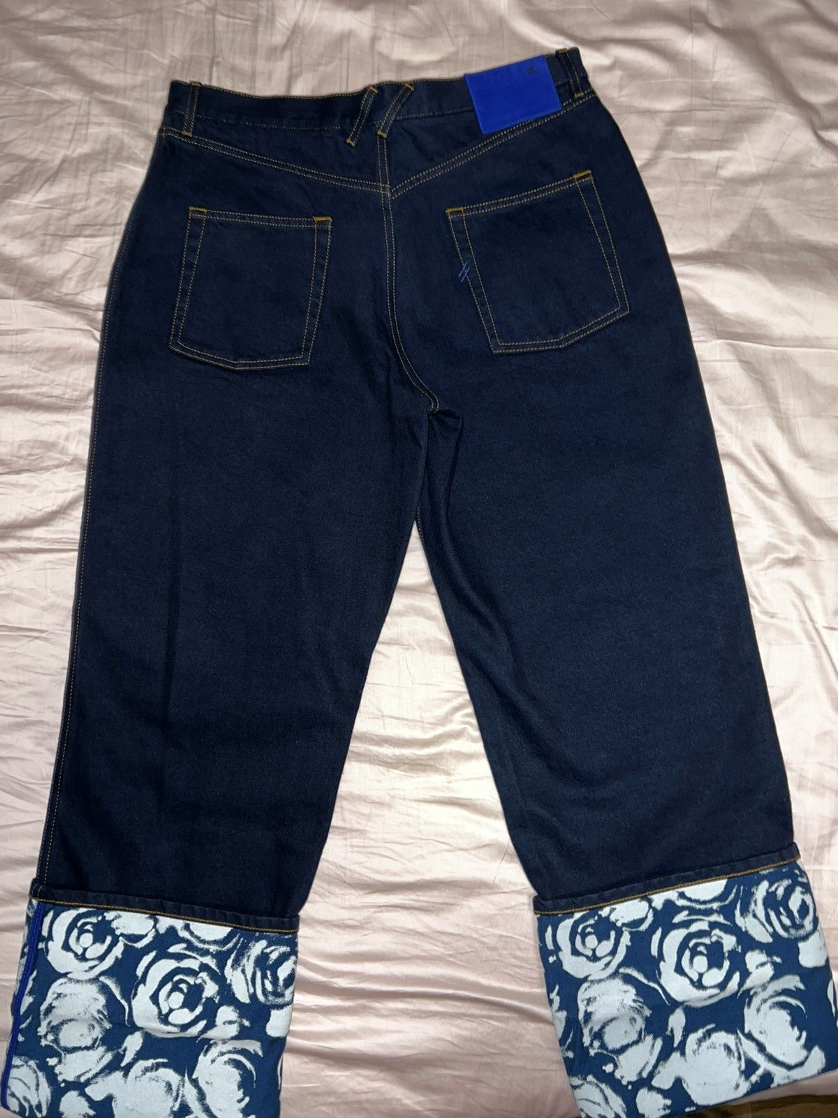 Burberry Burberry Indigo Rose Bottom Denim Jeans Size US 33 - 4 Thumbnail