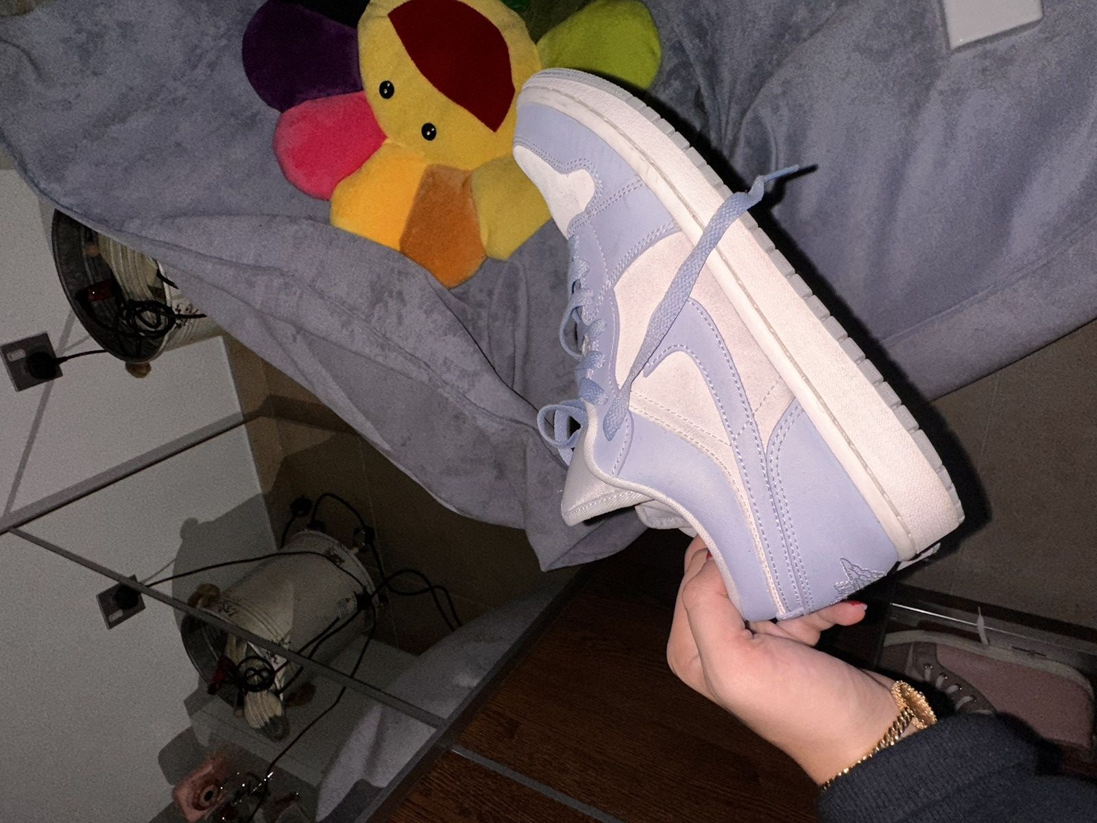 Nike (WMNS) Air Jordan 1 Low 'Aluminum' Size US 9 / IT 39 - 1 Thumbnail