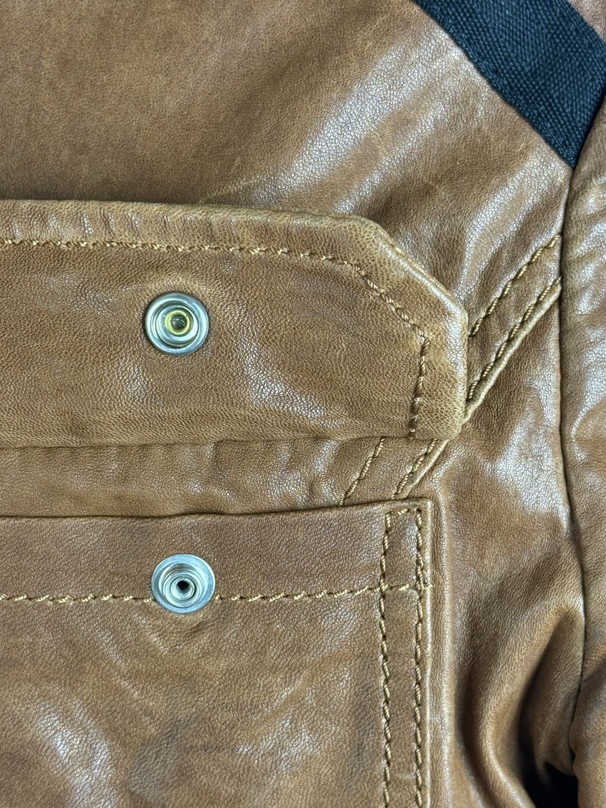 Dolce & Gabbana Dolce & Gabbana Lamb Leather Biker Moto Jacket Brown IT 38 Size XS / US 0-2 / IT 36-38 - 8 Thumbnail