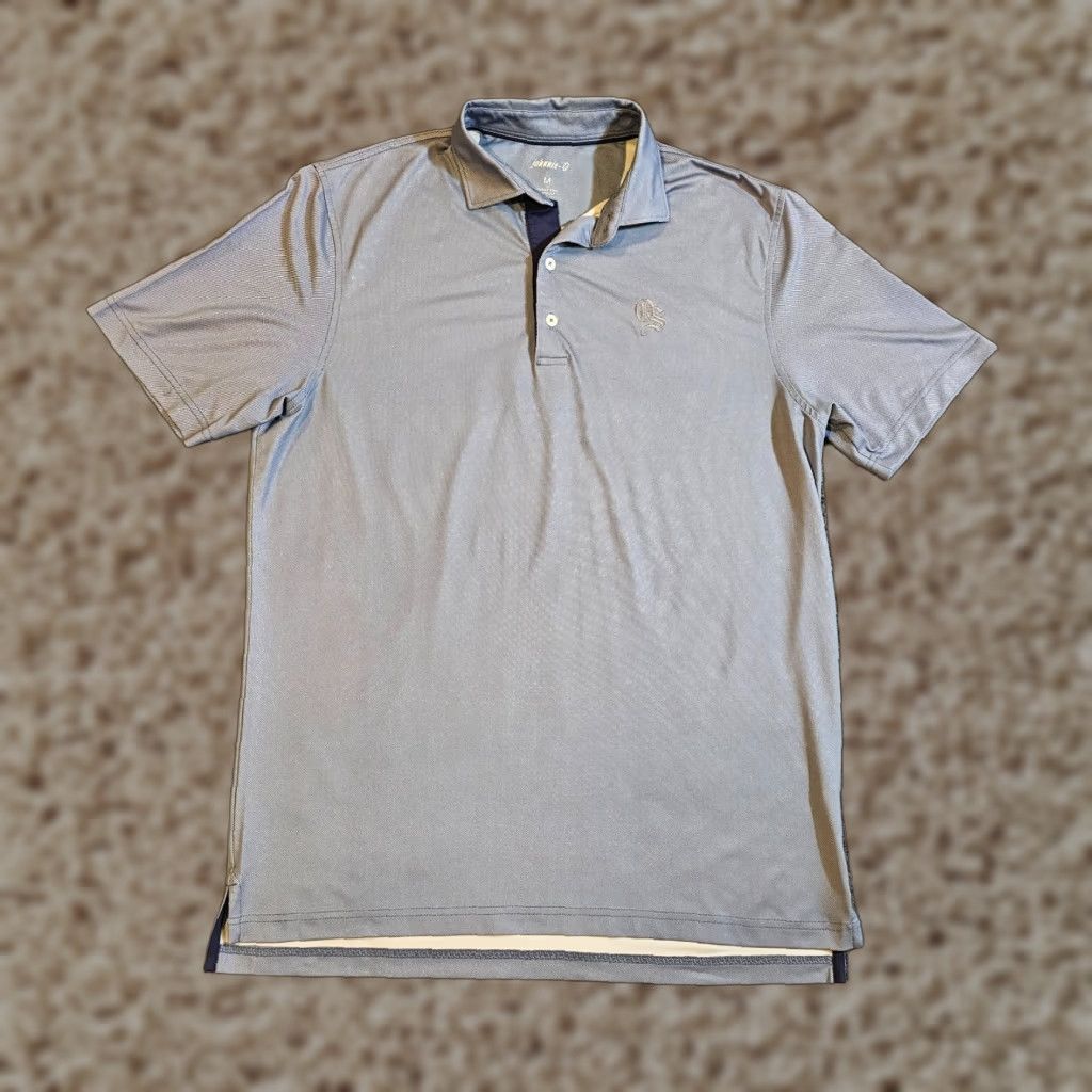 johnnie-O Johnnie-O Shirt Mens Large Gray Golf Polo Short Sleeve Performance Casual Shirt Size US L / EU 52-54 / 3 - 1 Thumbnail