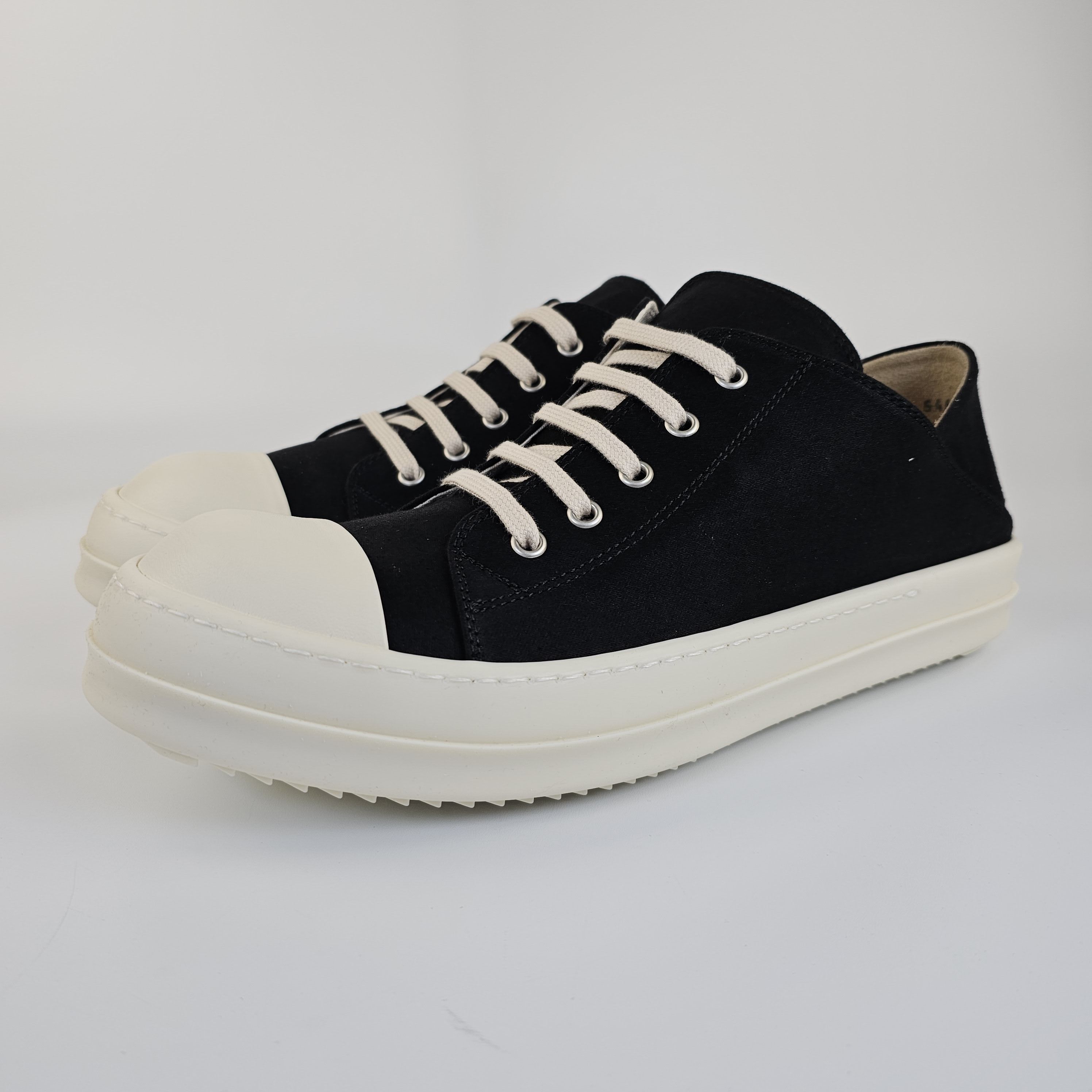 Rick Owens Drkshdw Rick Owens DRKSHDW Ramones Black Low Top 