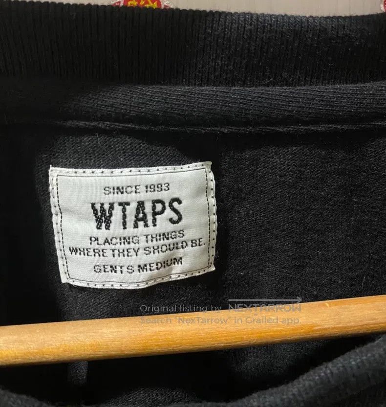 Wtaps Wtaps Double Eagle Black Gold Logo Long Sleeve T-Shirt Size US M / EU 48-50 / 2 - 8 Thumbnail