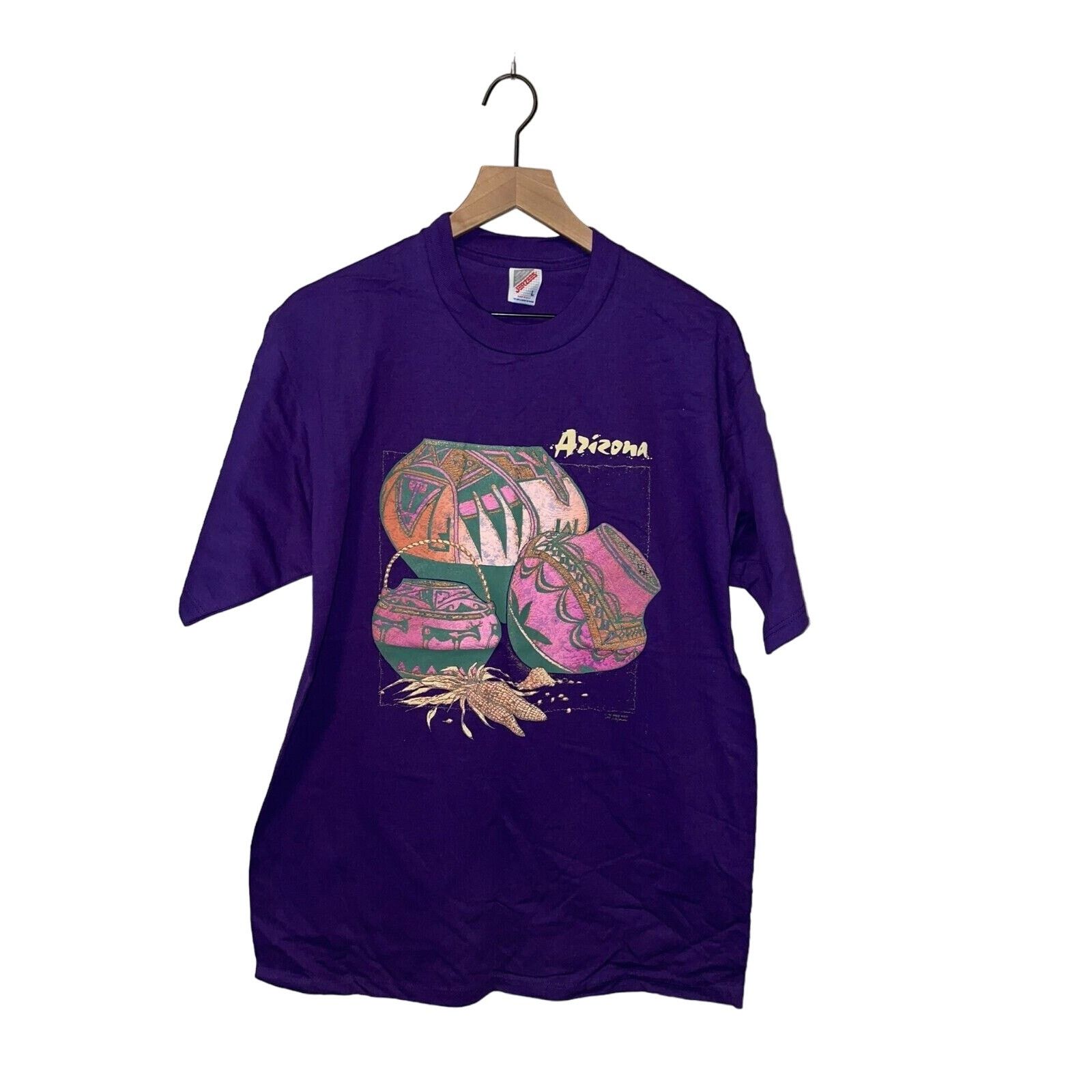 Jerzees Vintage Arizona Native Shirt Pots Shirt Tee AZ VTG 90s Large Size US L / EU 52-54 / 3 - 1 Thumbnail