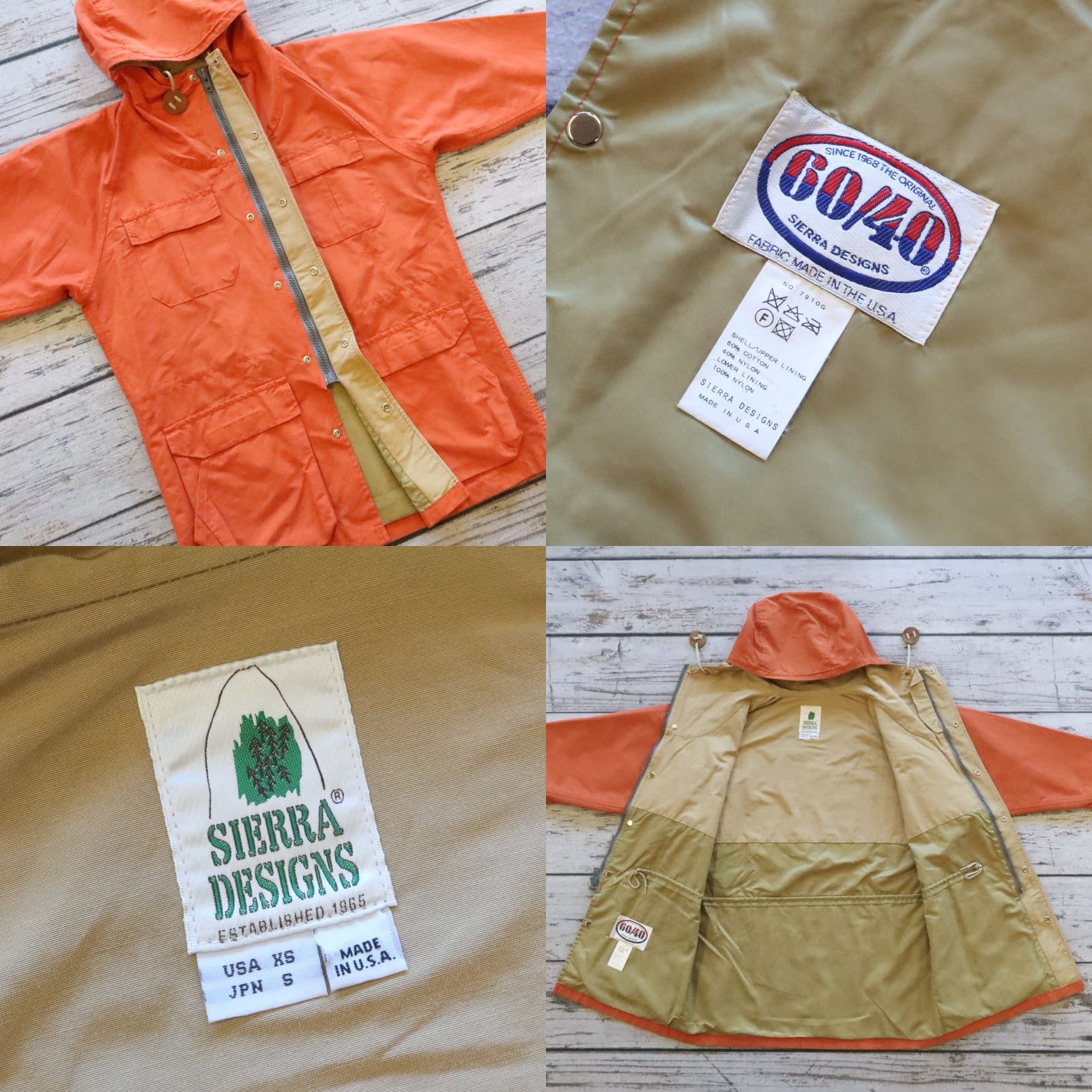 Sierra Designs VINTAGE Sierra Designs Parka Jacket XS Mens Orange 60/40 Mountain Coat 60/40 Mountain Parka Vintage Sierra Designs Jacket XS Orange Men’s Size XS Size US XS / EU 42 / 0 - 8 Thumbnail