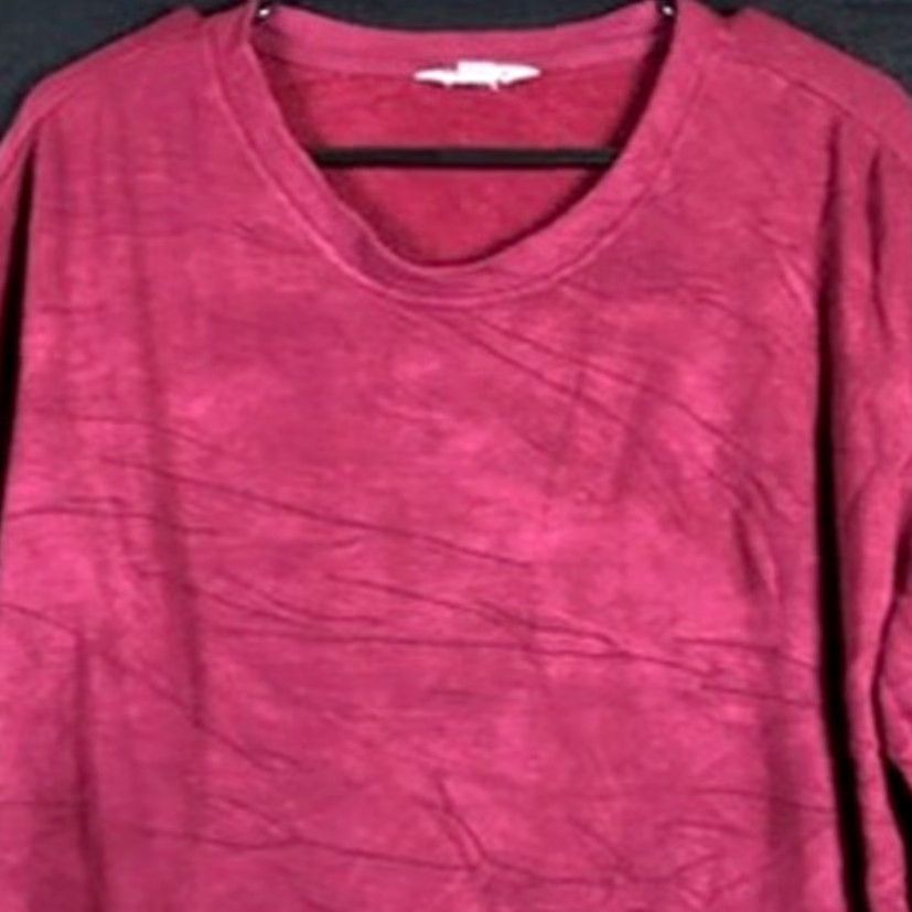 Orvis Orvis Womens Sweatshirt Maroon Pullover V Neck Long Sleeve Large Regular Pullover Soft Cozy Casual Workwear Size L / US 10 / IT 46 - 2 Thumbnail