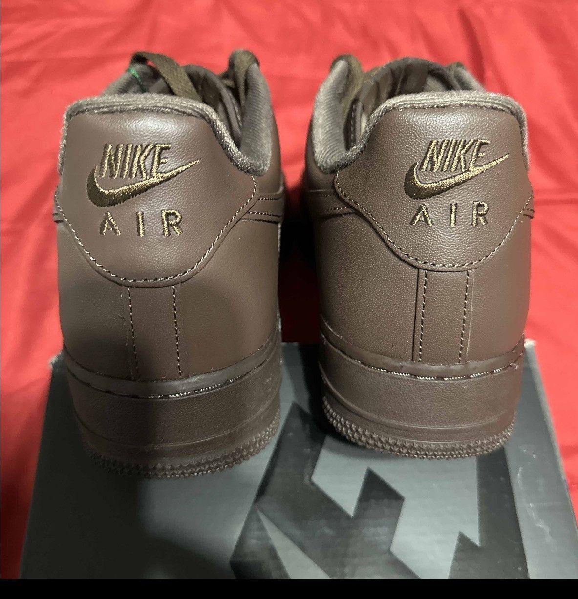Nike × Supreme Nike Supreme x Air Force 1 Low 'Box Logo - Baroque Brown' Size US 10 / EU 43 - 4 Thumbnail