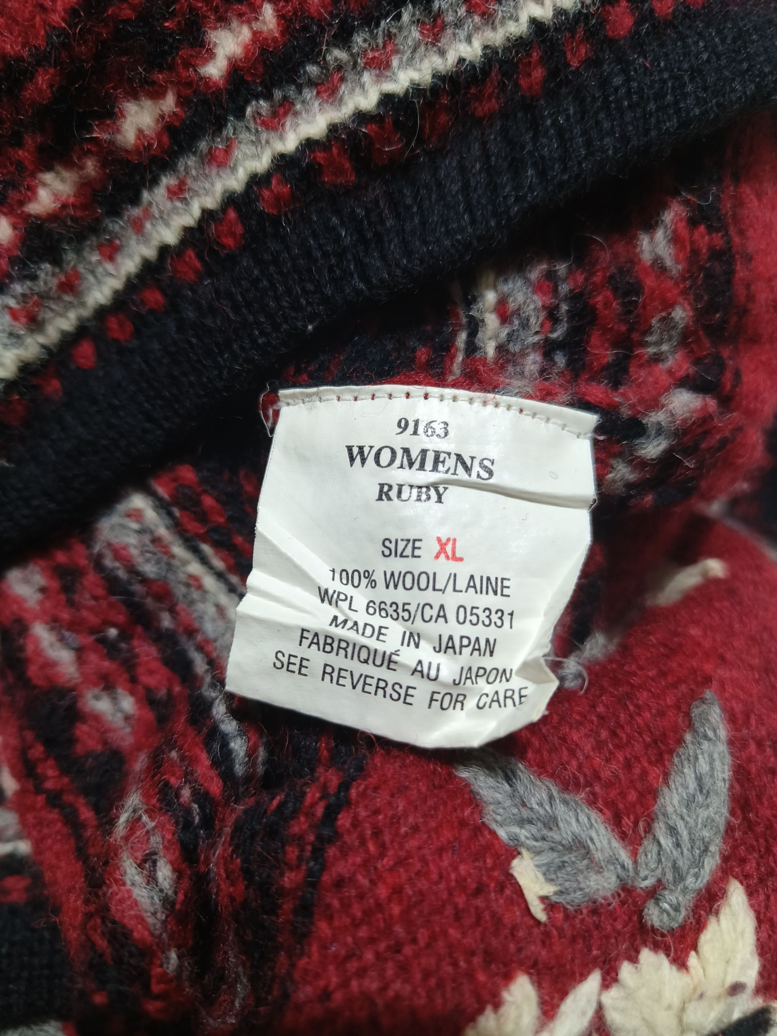 Woolrich Woolen Mills Vintage WOOLRICH Women's Floral Motifs Knit Wool Sweater Size XL / US 12-14 / IT 48-50 - 8 Thumbnail