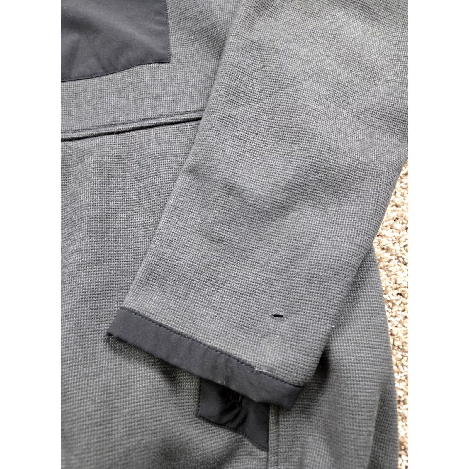 The North Face The North Face Windwall Jacket Mens XL Gray Full Zip Pockets Outdoor Lobo Windbreaker Fleece Overall Size US XL / EU 56 / 4 - 3 Thumbnail