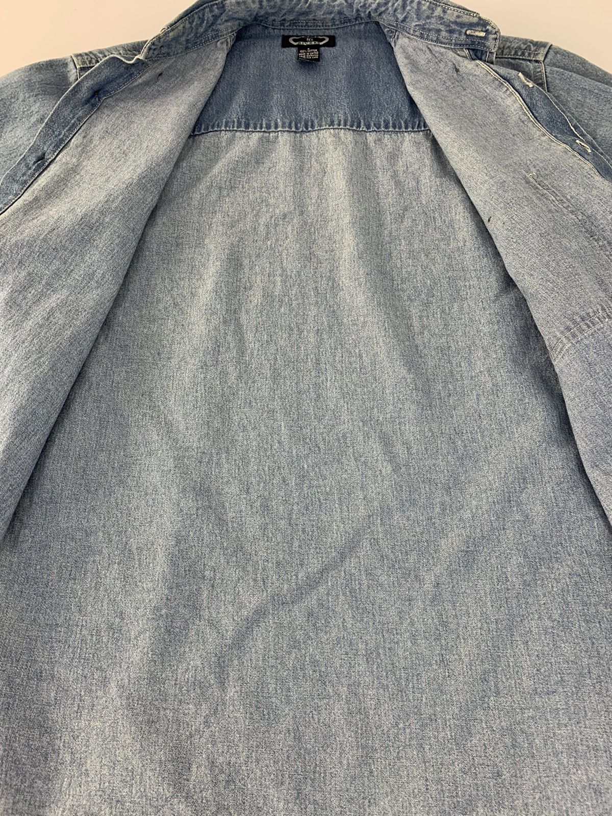 Japanese Brand TR Three Rivers Stampede Running Horse Chambray Longsleeve Size US M / EU 48-50 / 2 - 6 Thumbnail