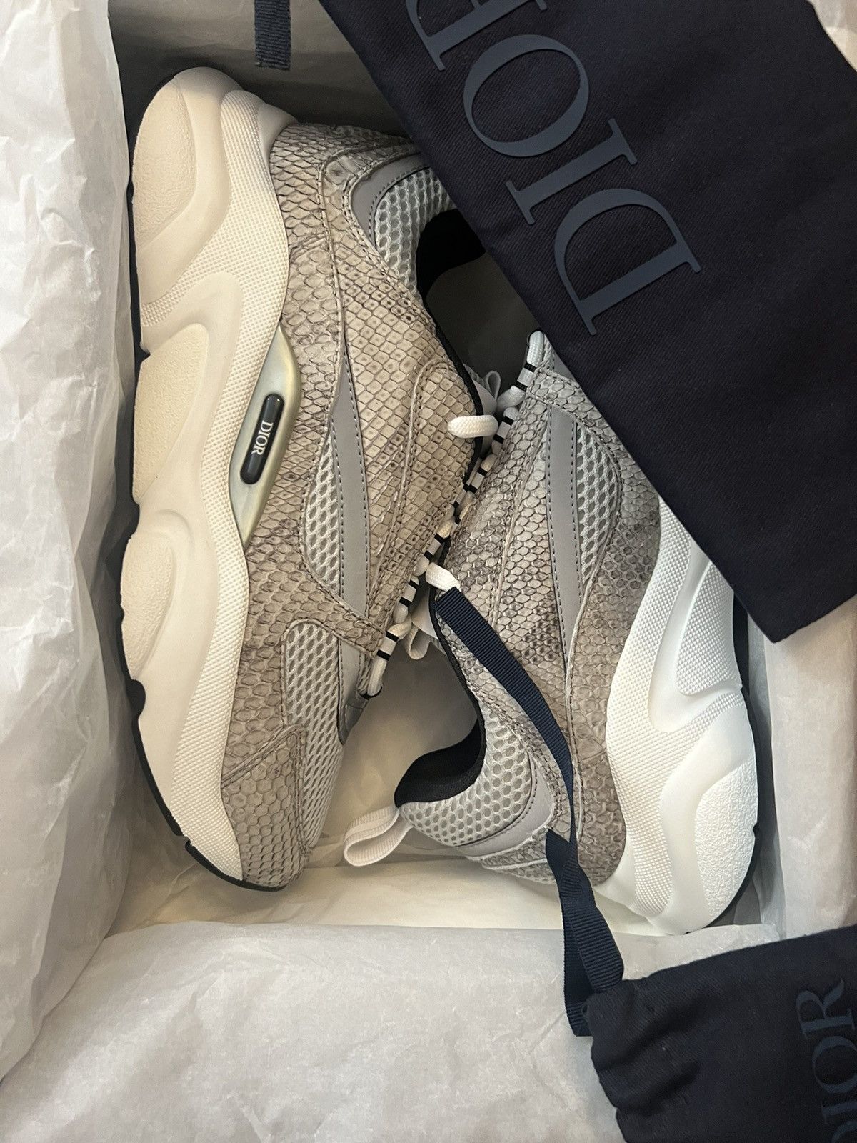 Dior B22 PHYTON MESH GREY Size US 9.5 / EU 42-43 - 2 Thumbnail