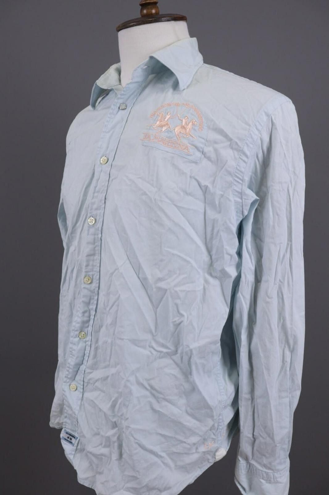 La Martina La Marina Buenos Aires Blue Button Down Shirt Size XXL Size US XXL / EU 58 / 5 - 7 Thumbnail