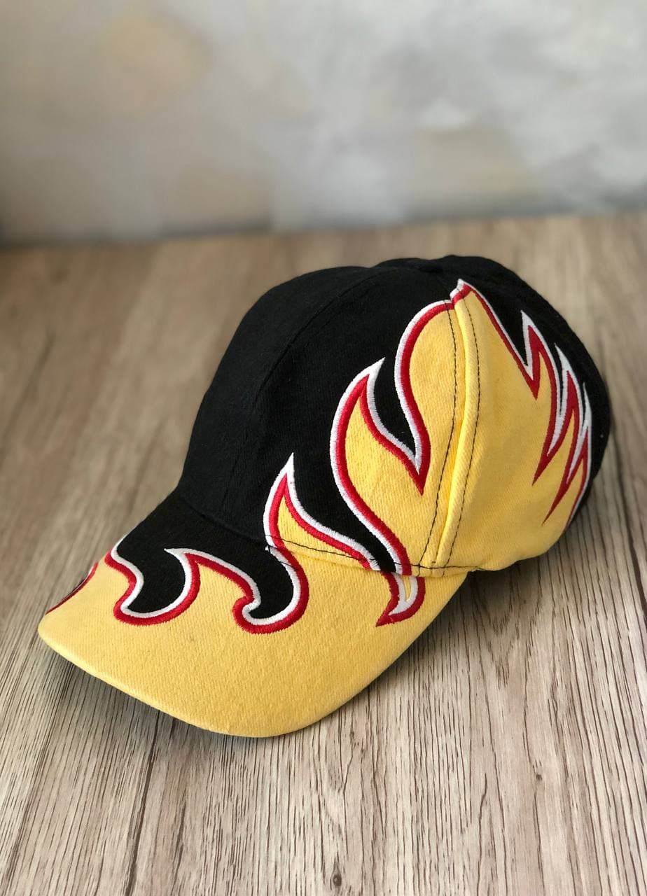 Vintage Rave crazy fire cap | Grailed