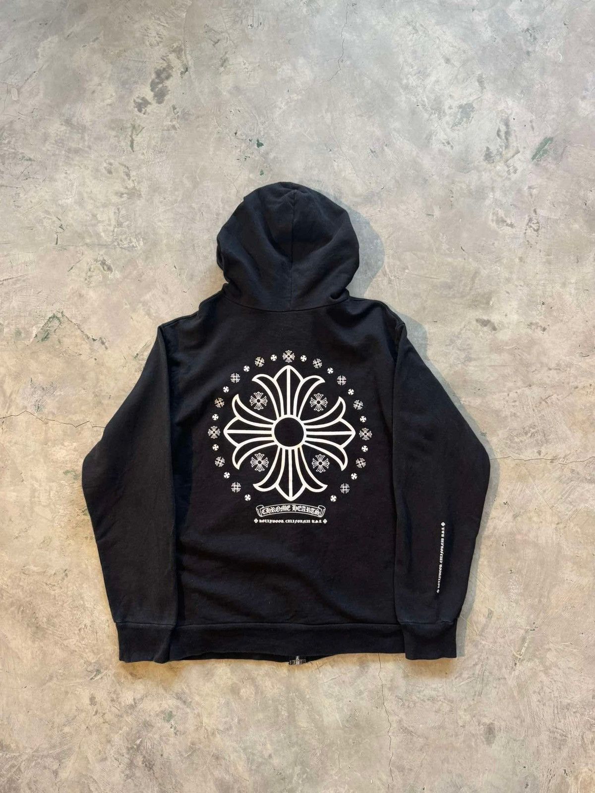 【CHROME HEARTS】Cery Hollywood Zip-Up Hoodie Chrome Hearts Made In Hollywood Zip Up Hoodie – Savonches