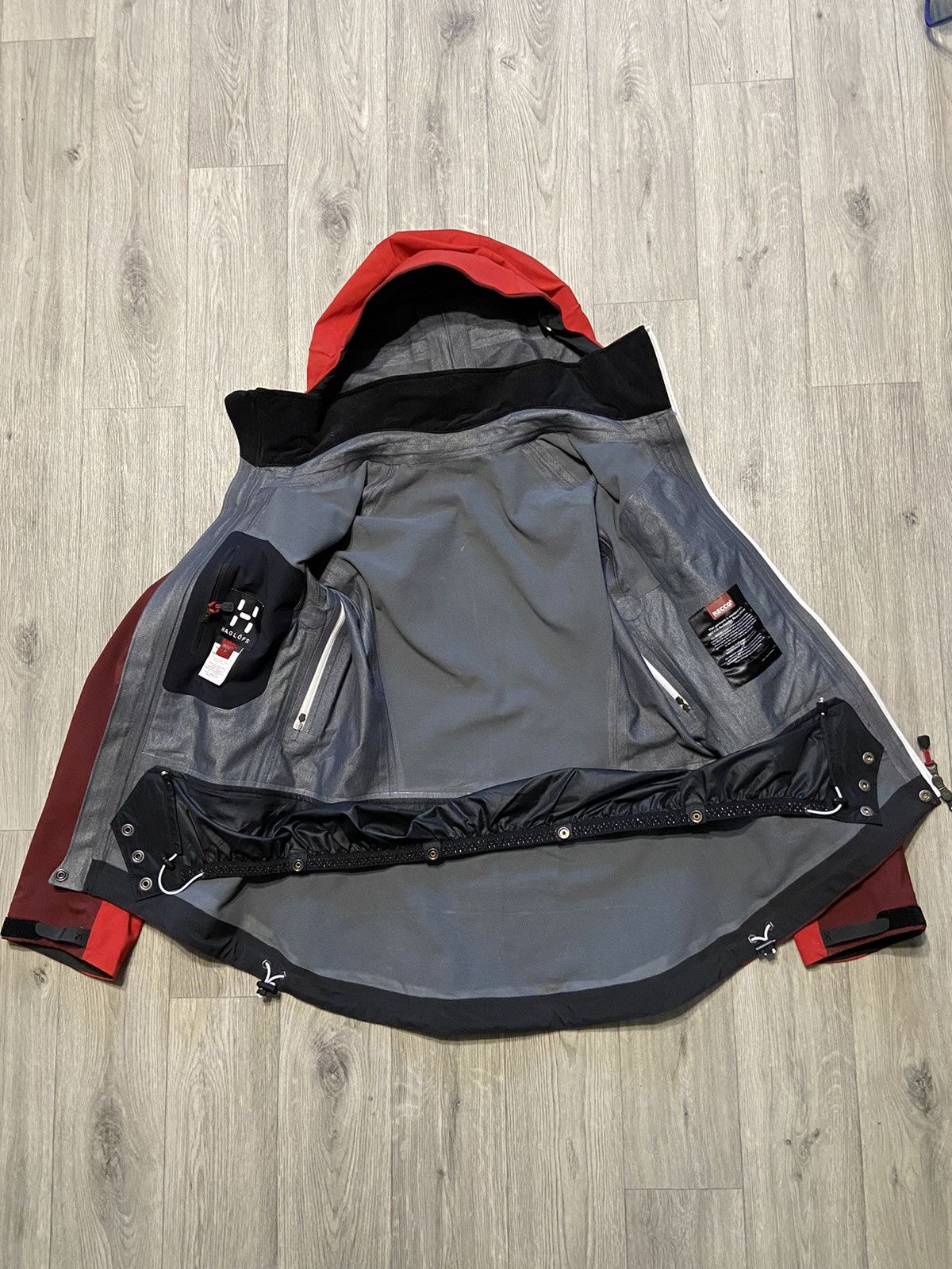 Goretex Haglofs Gore-tex Recco Outdoor Soft shell Jacket Gorpcore Size M / US 6-8 / IT 42-44 - 4 Thumbnail