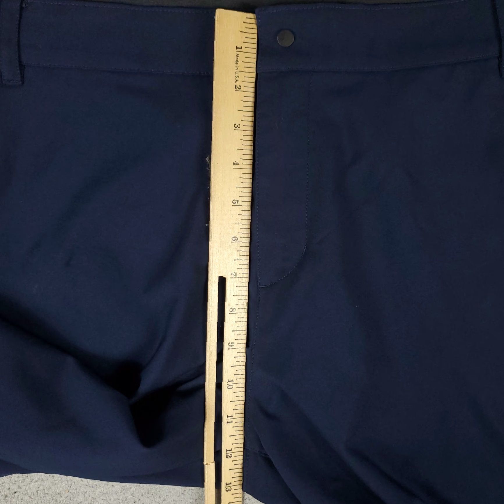 Nike Nike Pants Mens 35x30 Blue Fit Dri Fit Golf Flat Front Chino Trousers Size US 35 - 6 Thumbnail