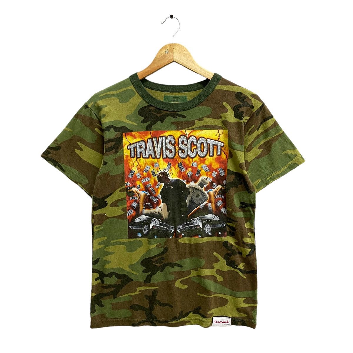 image of Diamond Supply Co. Camo Tshirt Size Small, Men's