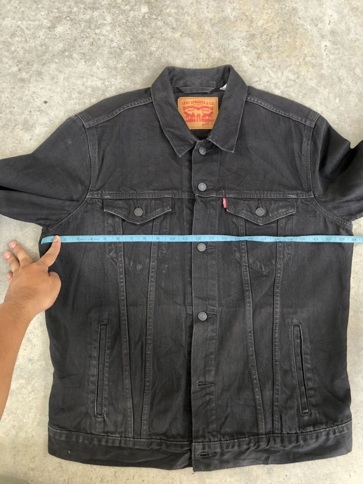 Levi's Y2k Levi’s Denim Jacket Distressed Size US XL / EU 56 / 4 - 19 Thumbnail