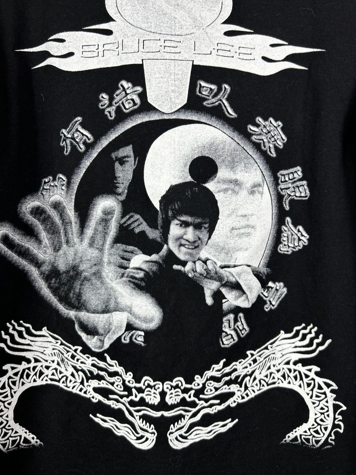 Vintage Vintage Y2K Bruce Lee Double Sided The Fist Of Fury T-Shirt Size US S / EU 44-46 / 1 - 9 Thumbnail