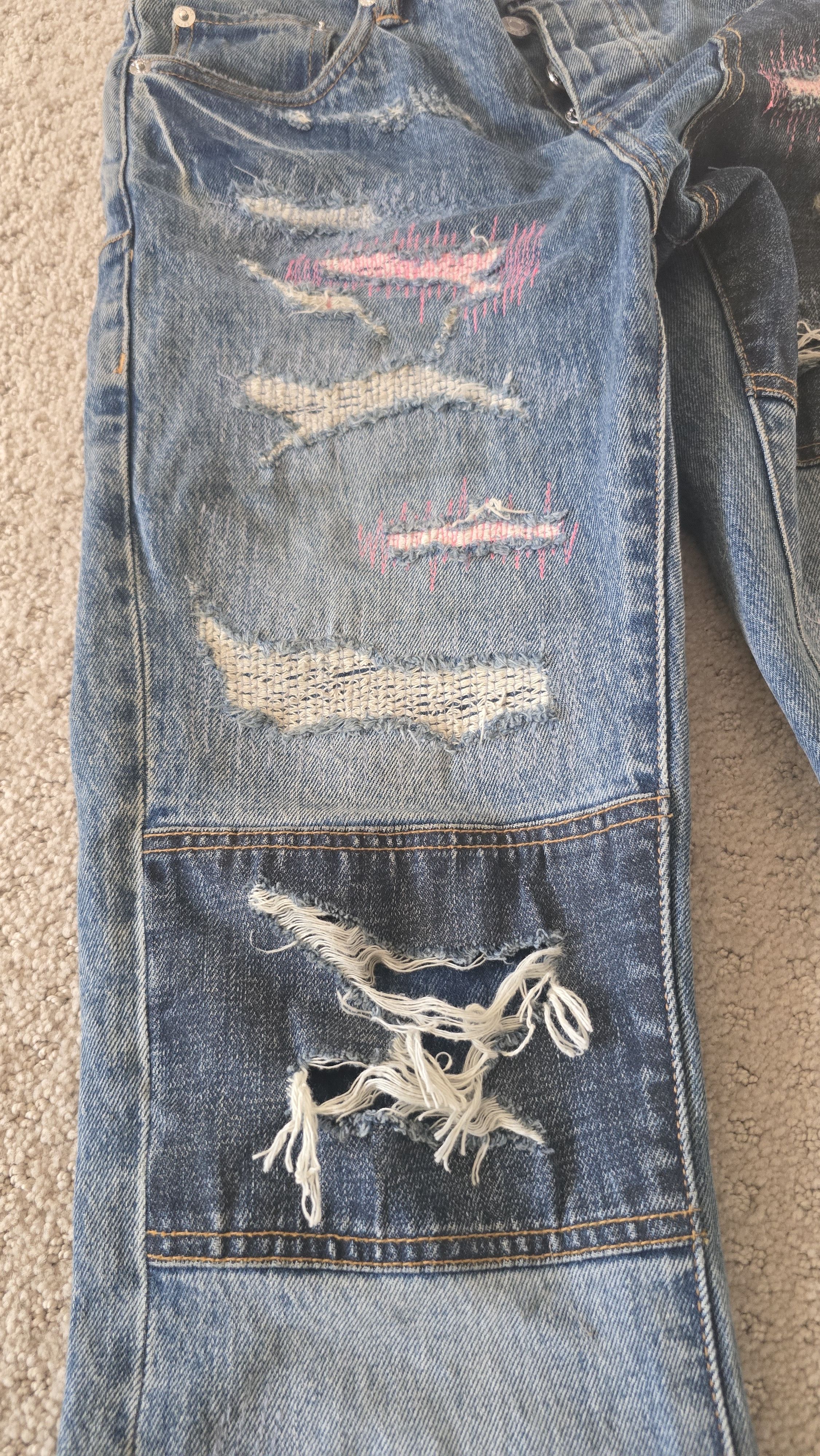 Purple Brand Purple Brand P004 Limited Edition Flared Jeans BBC SUPREME Size US 29 - 8 Thumbnail