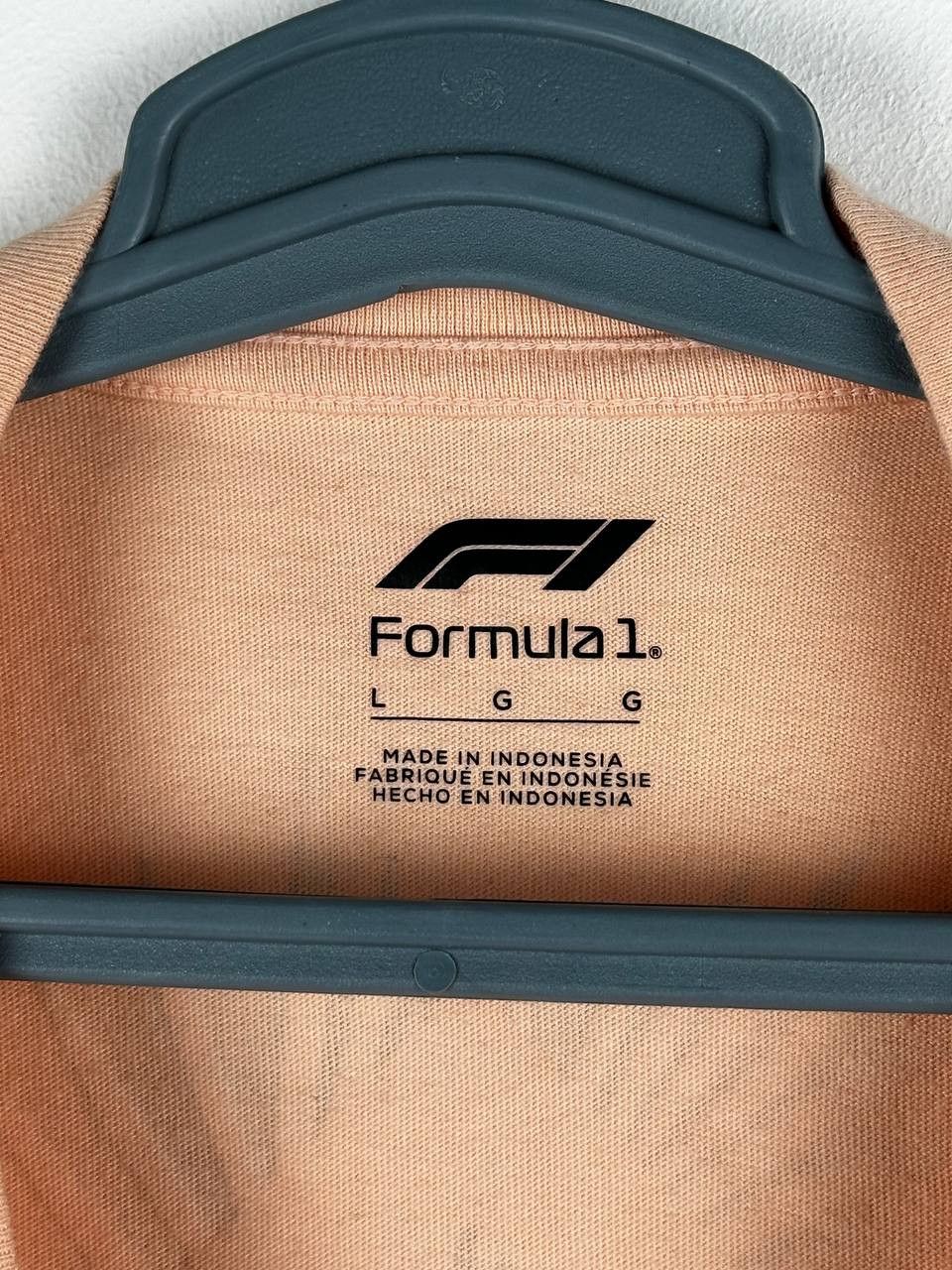 Formula 1 Formula 1 Miami Gran Prix Peach LS T Shirt Size US L / EU 52-54 / 3 - 8 Thumbnail