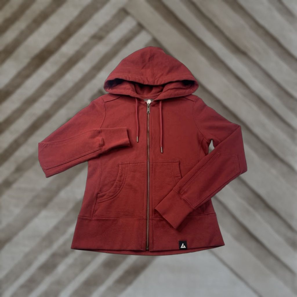Vintage American Giant Womens XS Hoodie Red Full Zip Heavyweight Size XS / US 0-2 / IT 36-38 - 1 Thumbnail