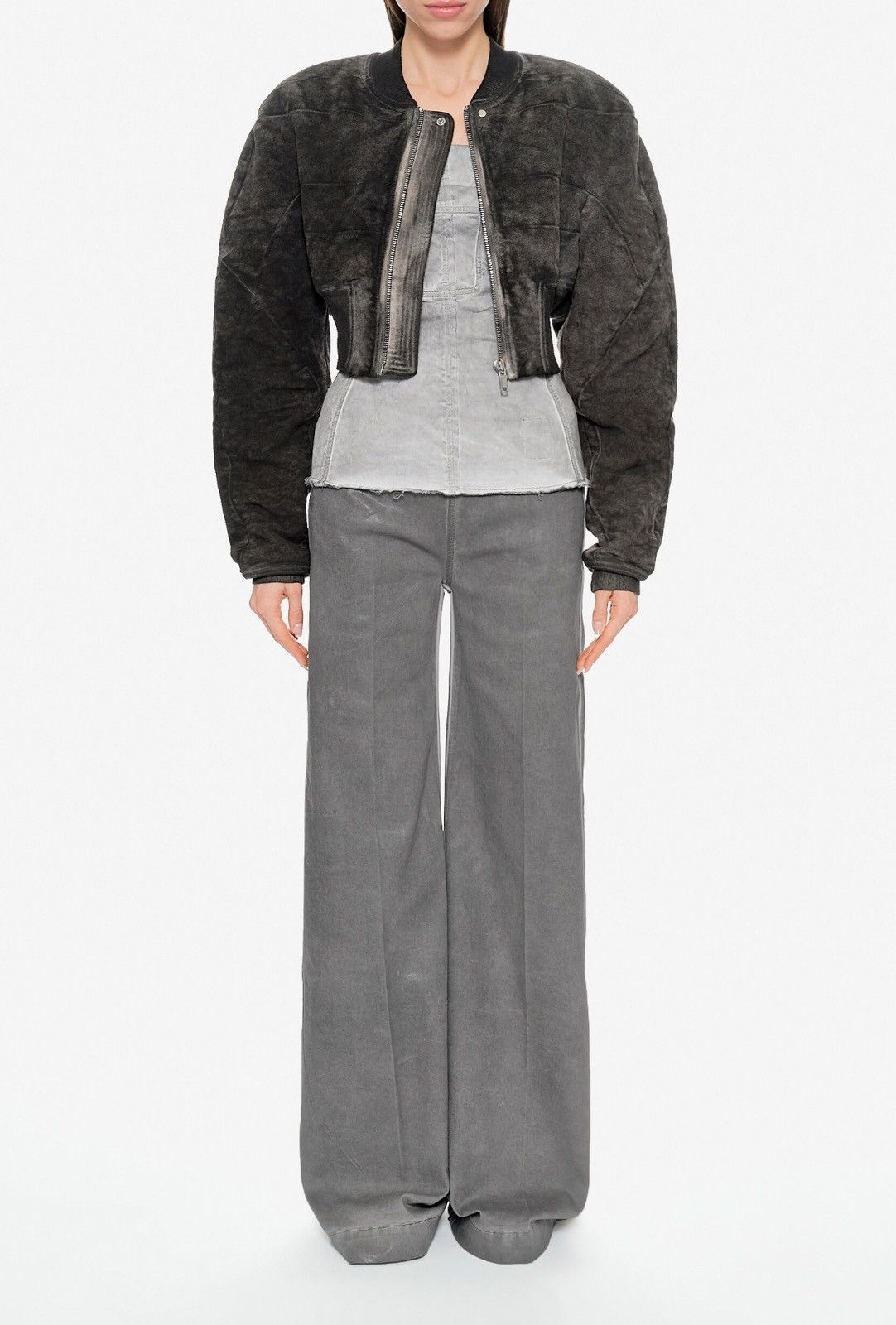 Rick Owens Drkshdw Last Size Rick Owens Drkshdw Collage Padded Bomber Jacket Size XS / US 0-2 / IT 36-38 - 4 Thumbnail