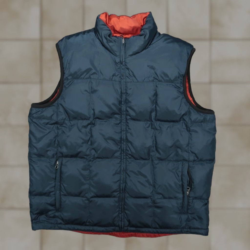 Eddie Bauer VINTAGE Eddie Bauer Vest Mens Large Blue Goose Down Reversible Full Zip Pockets Size US L / EU 52-54 / 3 - 1 Thumbnail
