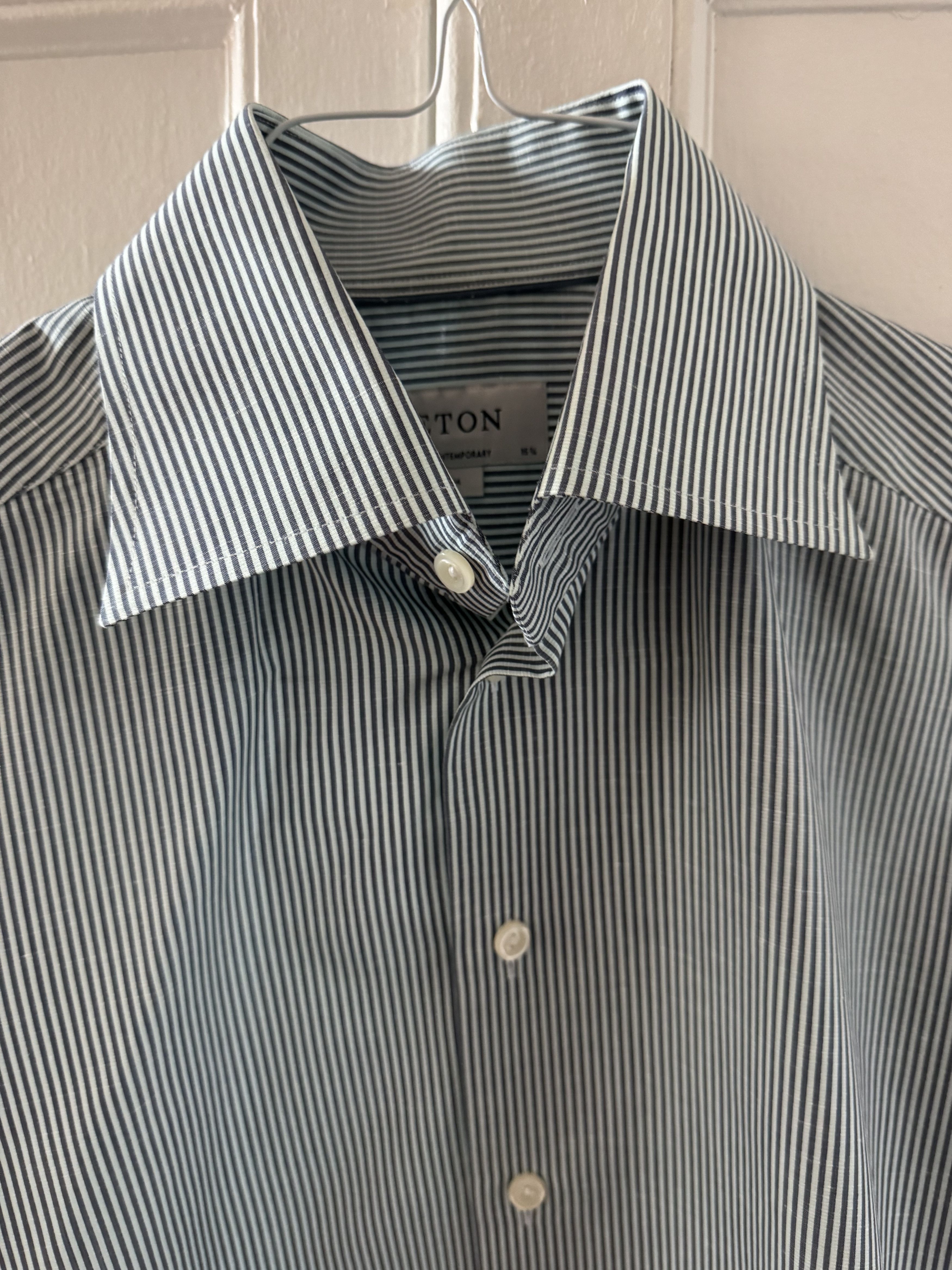 Eton Contemporary Fit Shirt - 40 / 15 3/4 Size US M / EU 48-50 / 2 - 2 Thumbnail