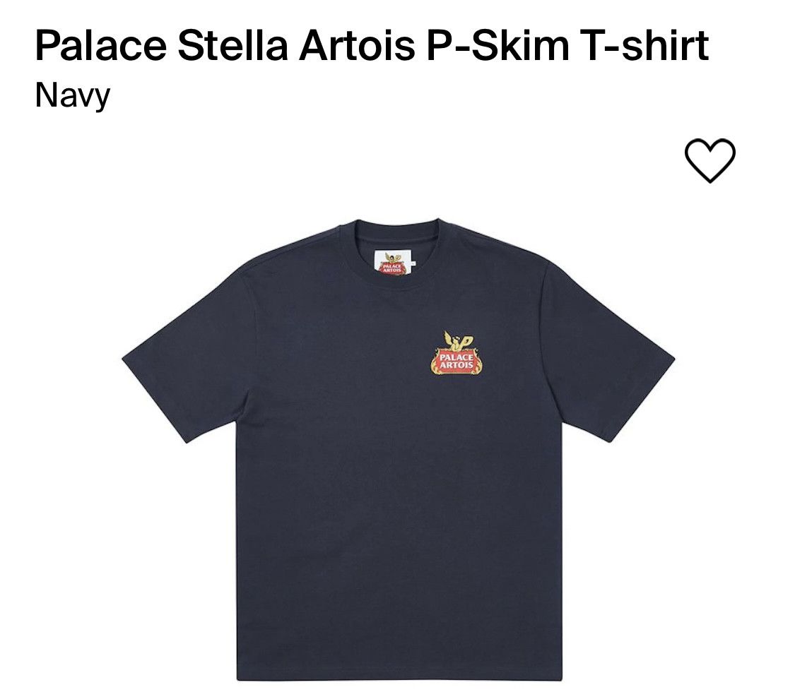 Palace x Stella Artois Coaster T-shirt Grey Marl