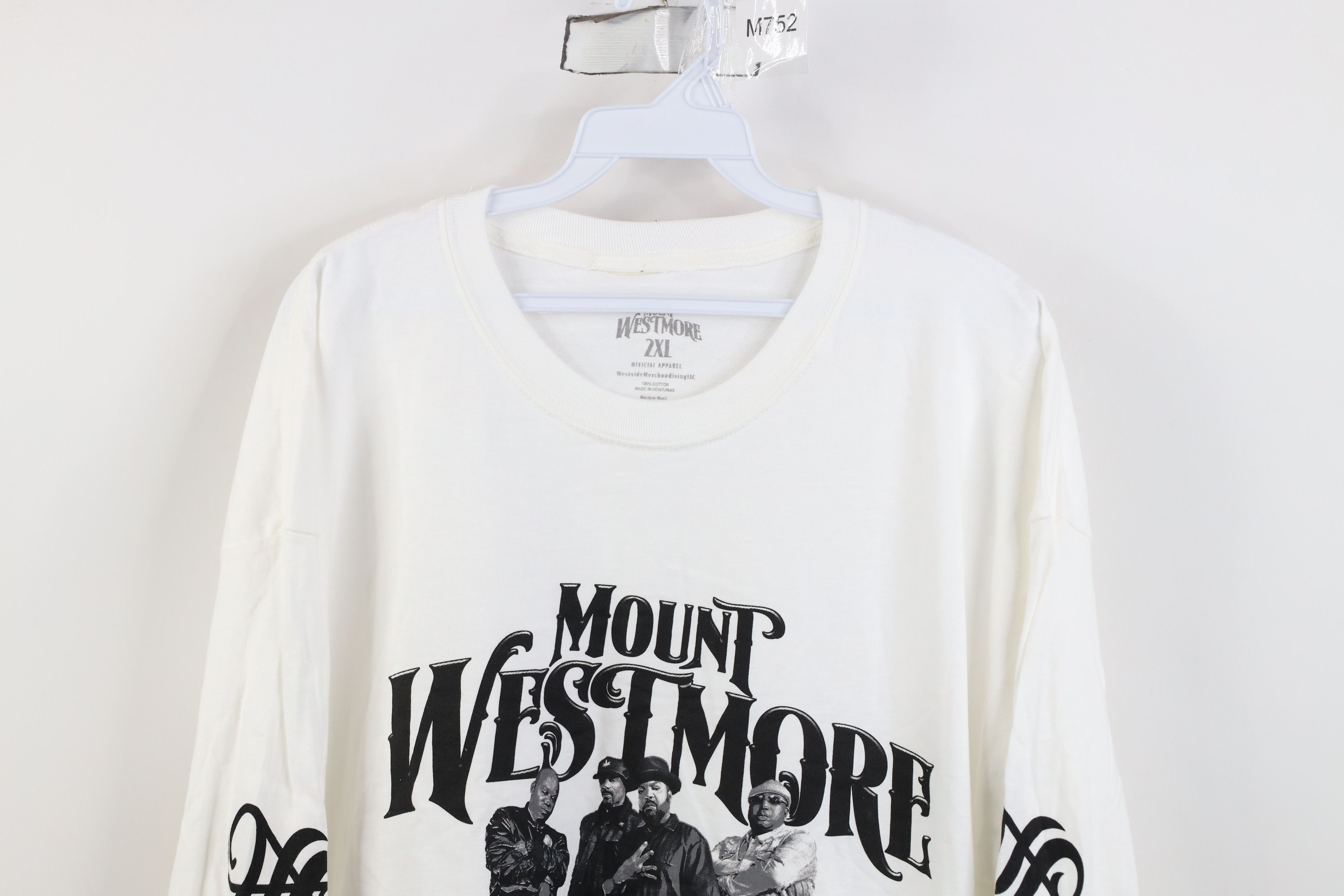 Vintage Vintage 40 Snoop Dogg Ice Cube Long Sleeve Rap T-Shirt White Size US XXL / EU 58 / 5 - 2 Thumbnail