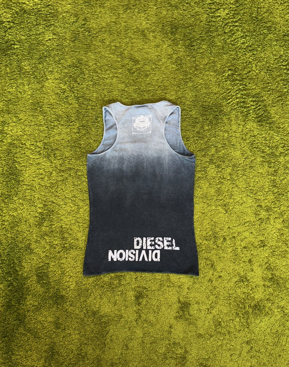 Diesel × Vintage Diesel 2000s vintage washed graphite blue Y2K tank top Size XXL / US 16-18 / IT 52-54 - 2 Thumbnail