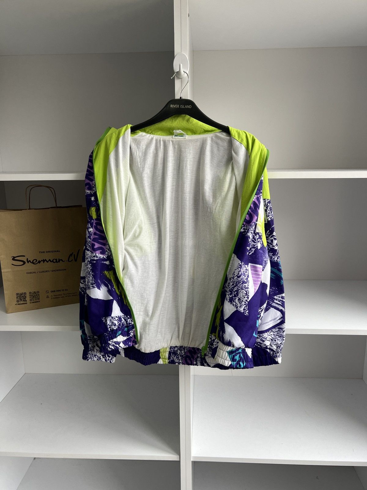 Puma × Vintage Vintage Puma Sports Jacket Track 90s Mens Size US M / EU 48-50 / 2 - 8 Thumbnail