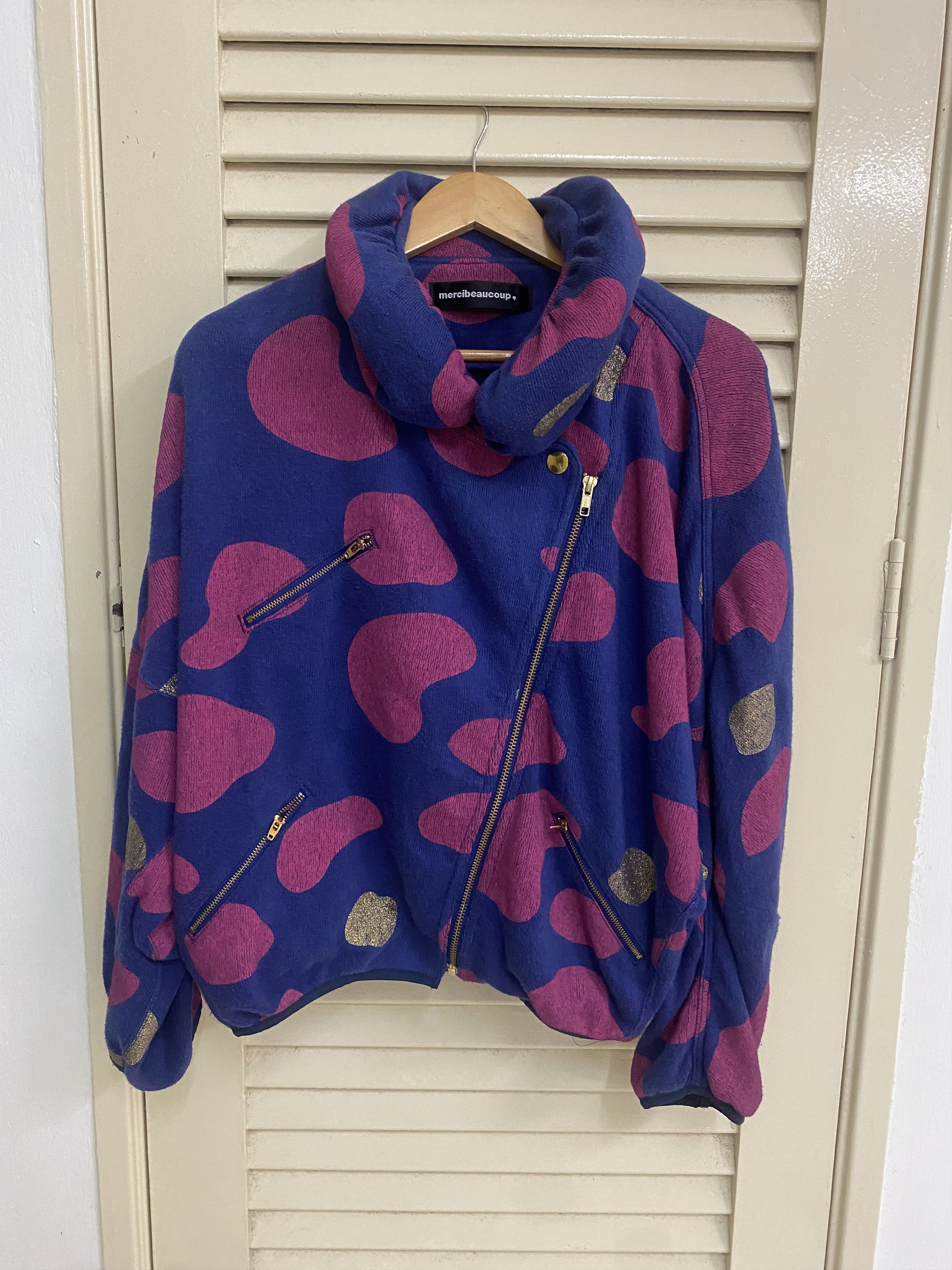 Issey Miyake Oversized Pattern Jacket Issey Miyake Mercibeaucoup Size US M / EU 48-50 / 2 - 1 Thumbnail