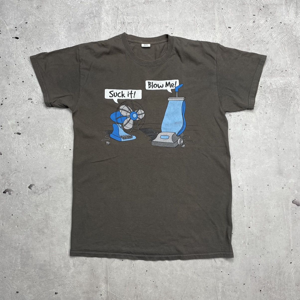Vintage Vintage dark humour graphic tee shirt y2k Size US M / EU 48-50 / 2 - 1 Thumbnail