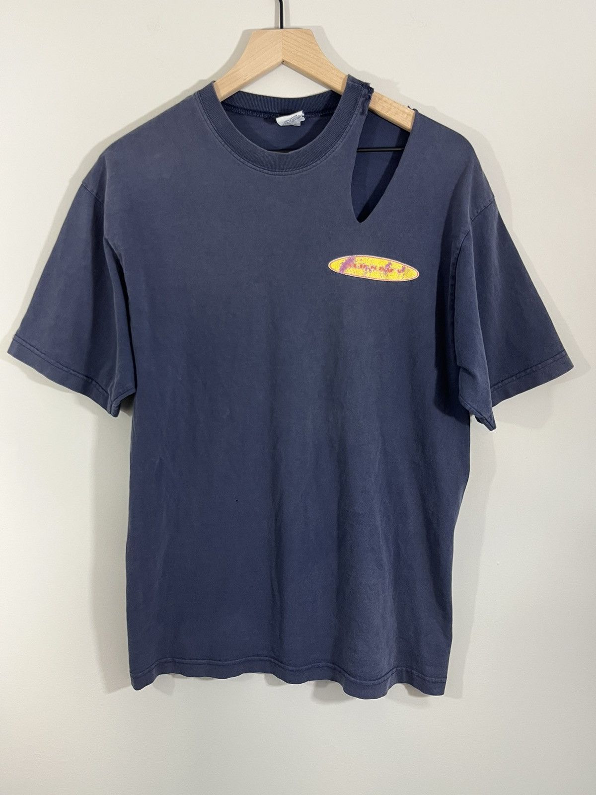 Vintage Thrashed Sun Faded Old Navy Logo Tee Size US M / EU 48-50 / 2 - 1 Thumbnail