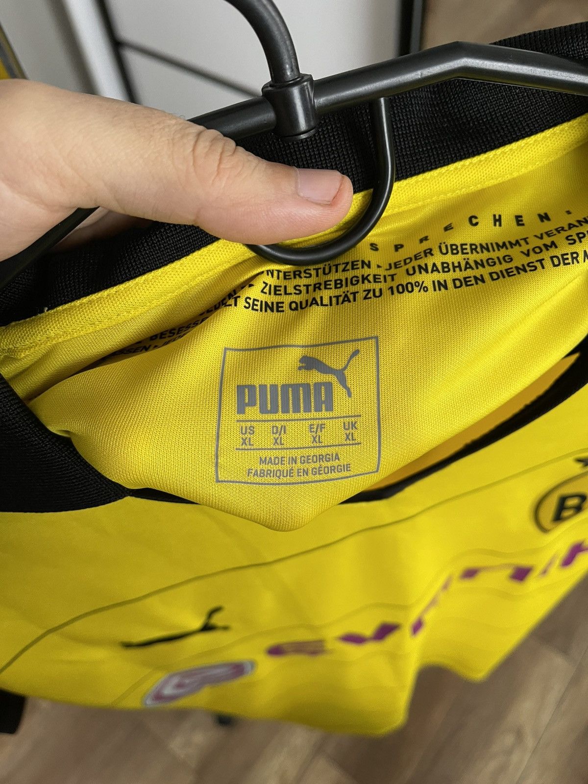 Puma 2015/2016 Puma Borussia Dortmund Soccer Jersey Shirt Size US XL / EU 56 / 4 - 12 Thumbnail